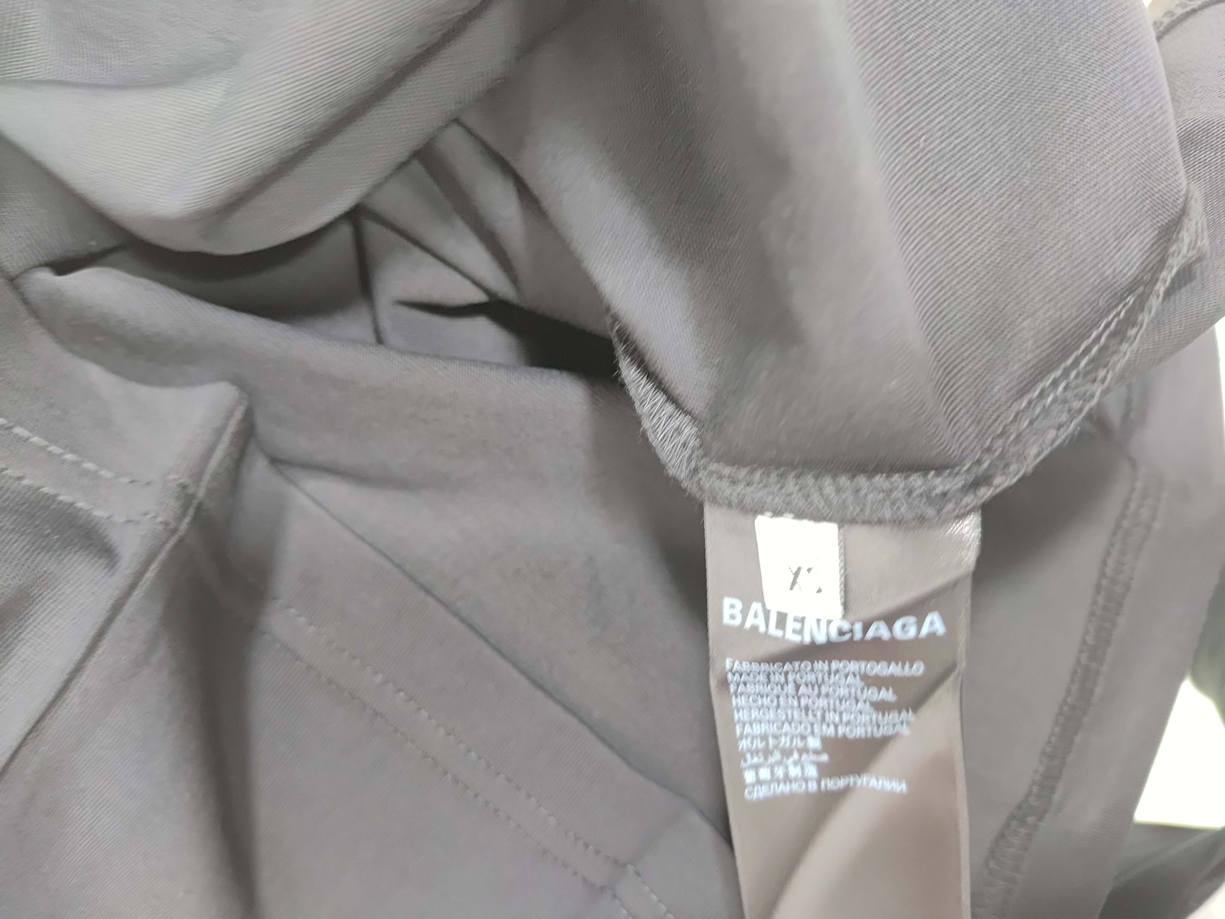 Balenciaga Classic Letter Print T-shirt Black review 0