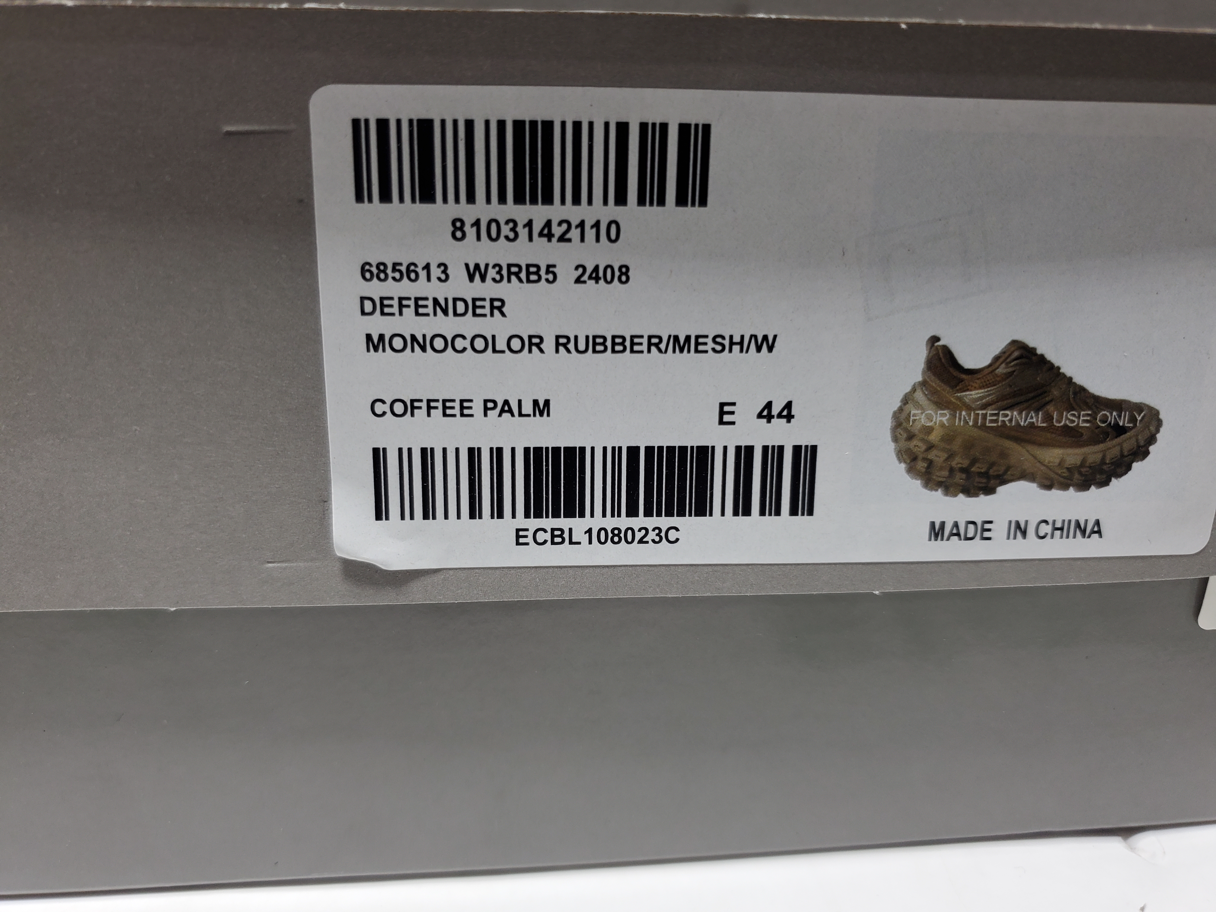 Balenciaga Defender Black Brown 685611 W3RBS 2408 review 0