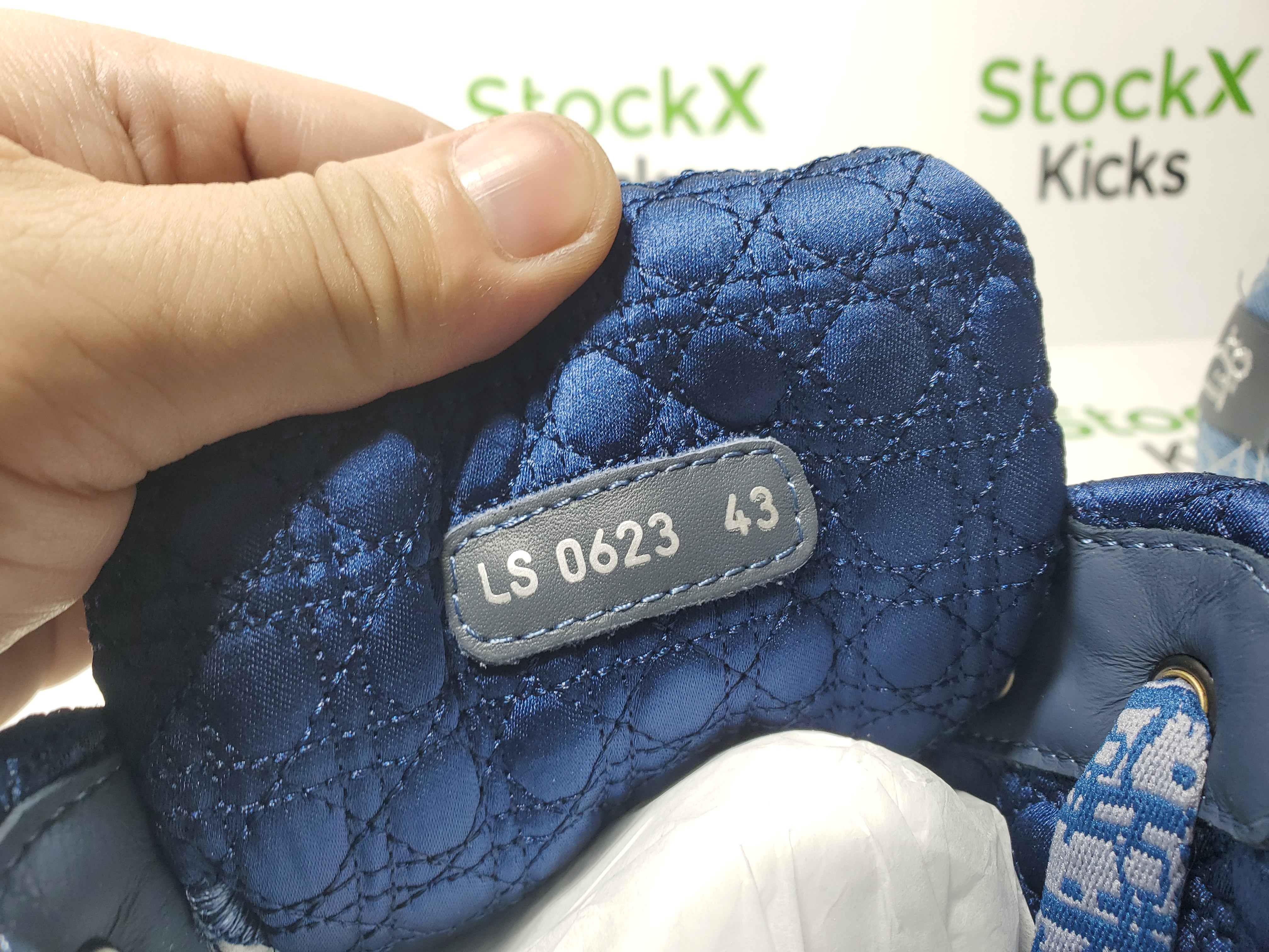 Dior B9S Skater Sneaker Blue Kumo Cannage Denim review 6