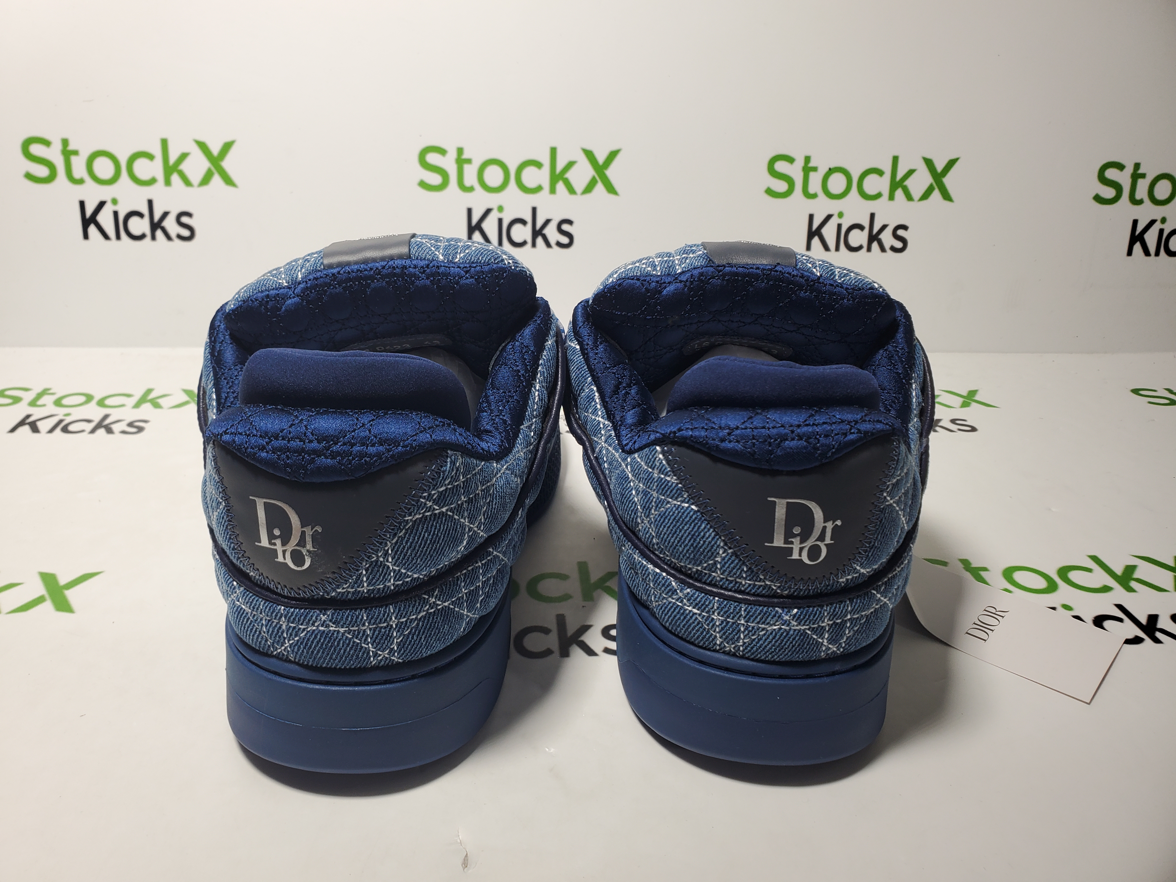 Dior B9S Skater Sneaker Blue Kumo Cannage Denim review 3