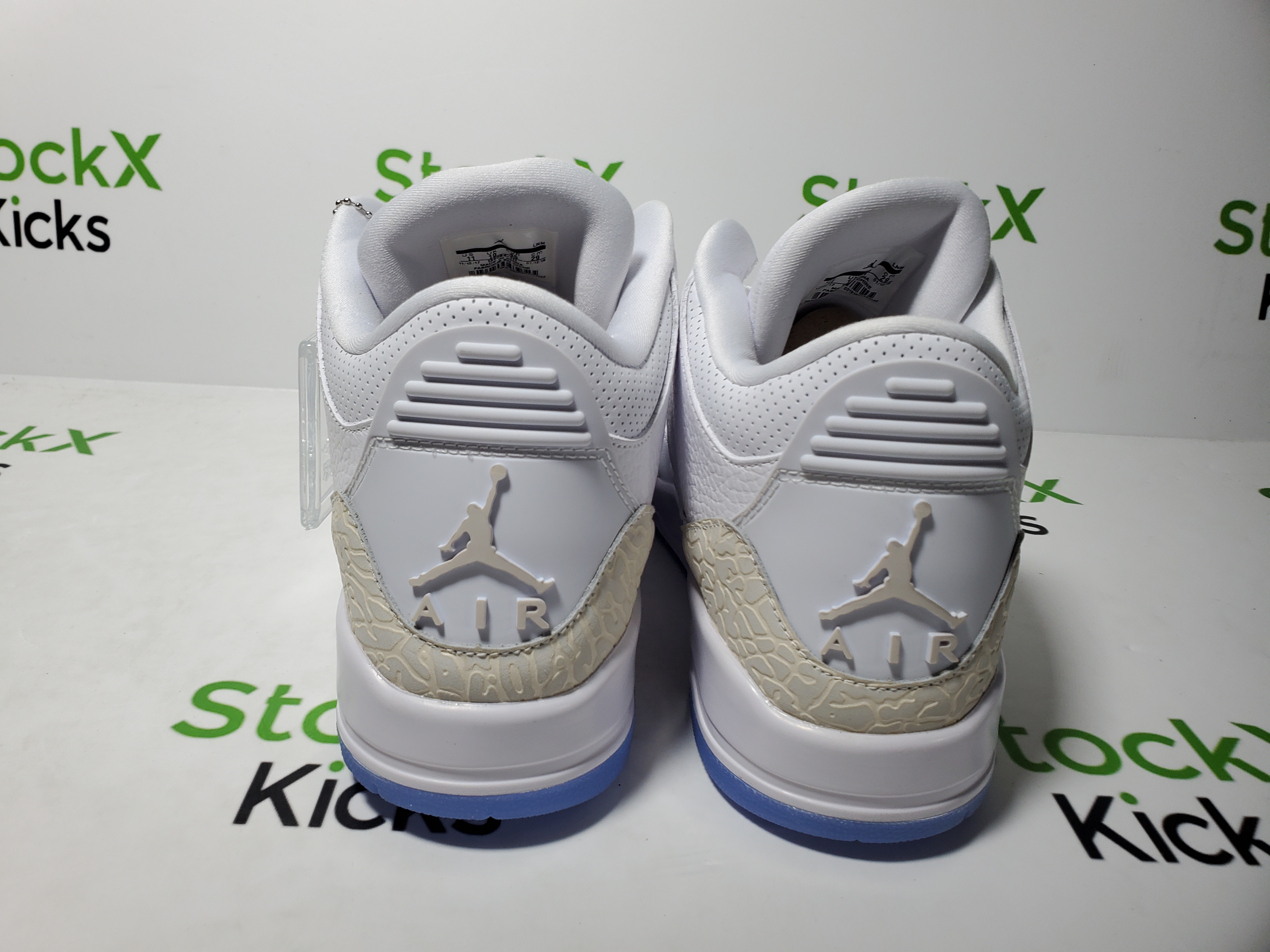 PK God Batch Air Jordan 3 Retro Pure White 136064-111 review 3