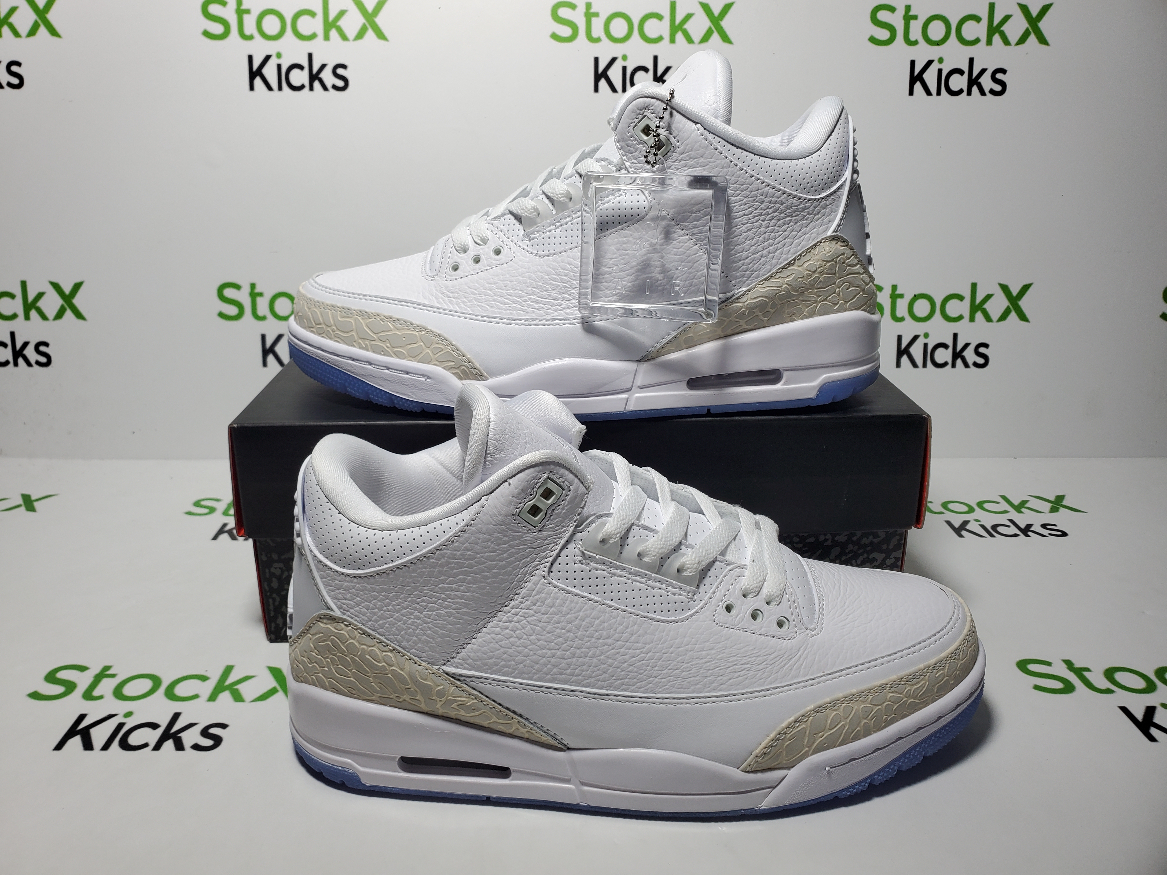 PK God Batch Air Jordan 3 Retro Pure White 136064-111 review 2