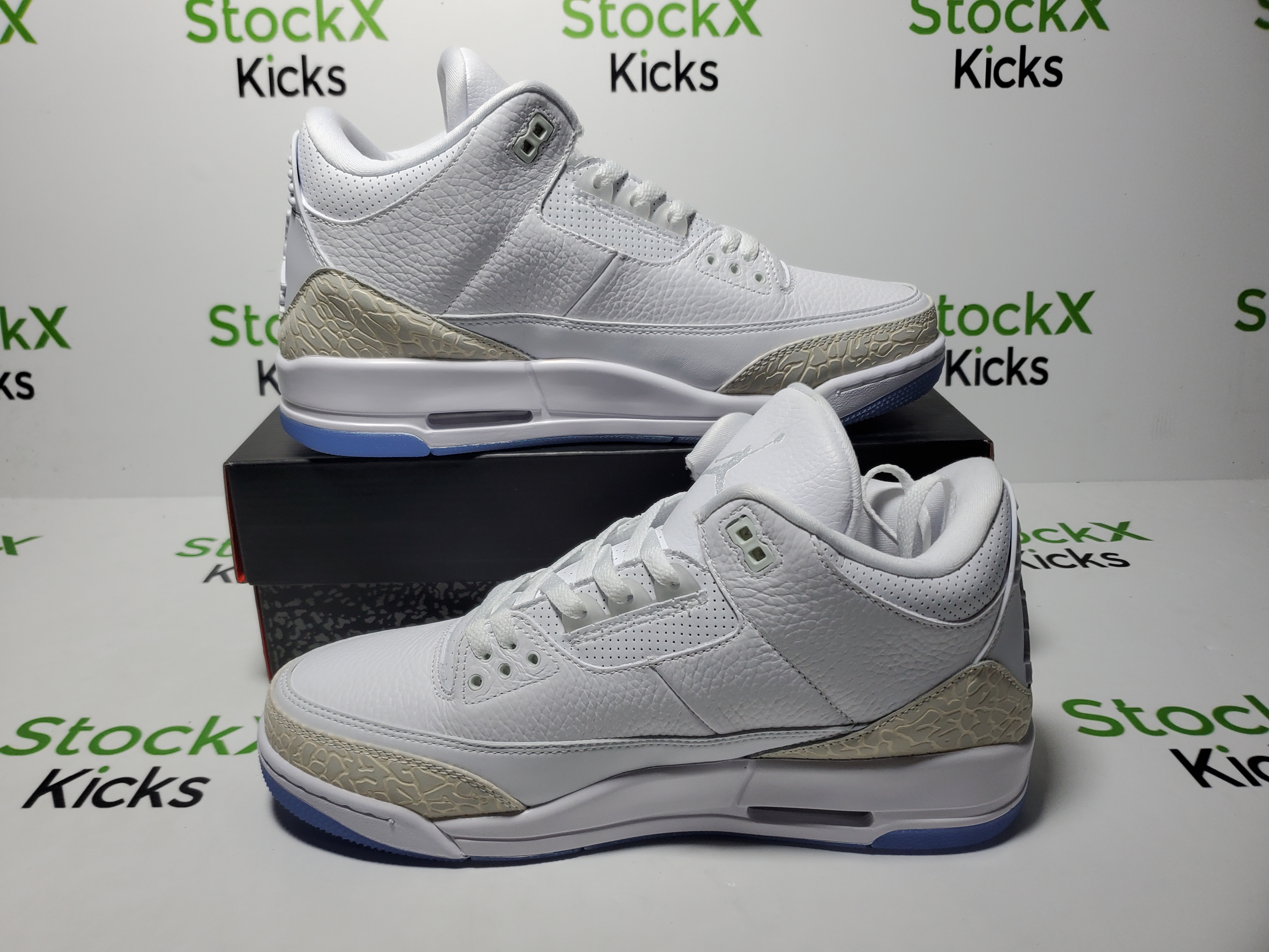 PK God Batch Air Jordan 3 Retro Pure White 136064-111 review 1