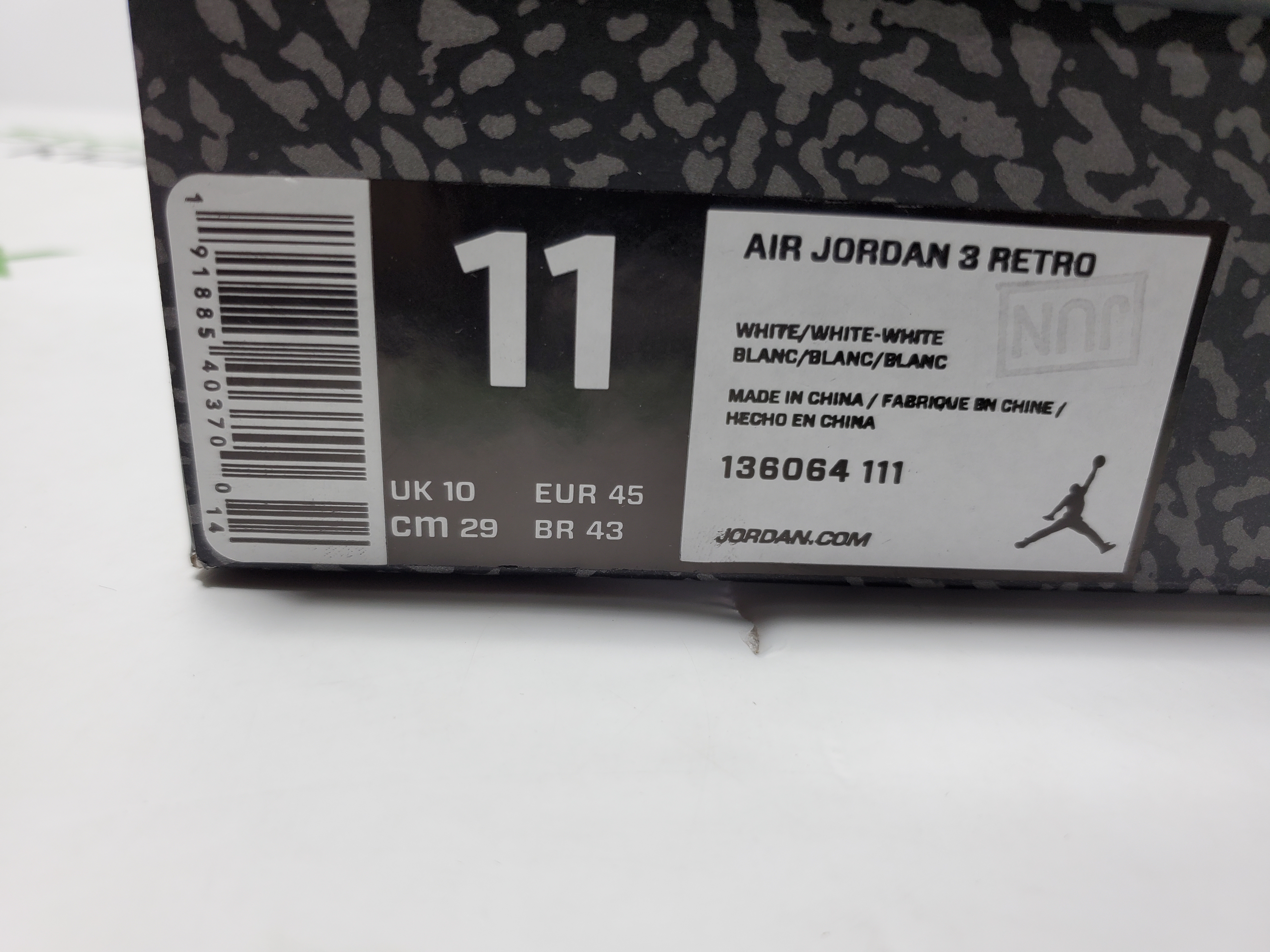 PK God Batch Air Jordan 3 Retro Pure White 136064-111 review 0