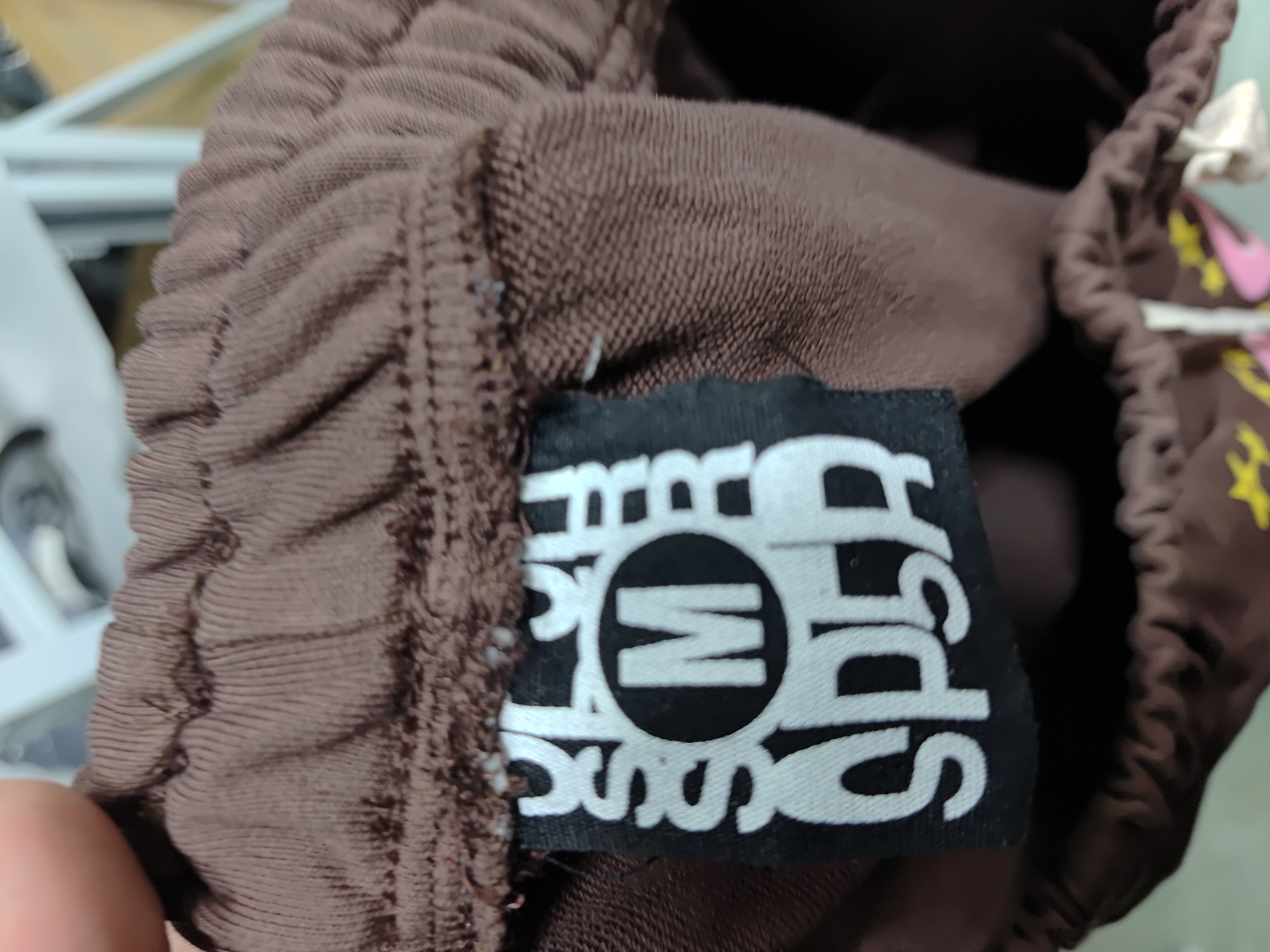 Sp5der Sweatpant ZF002-Bottom Brown review 0