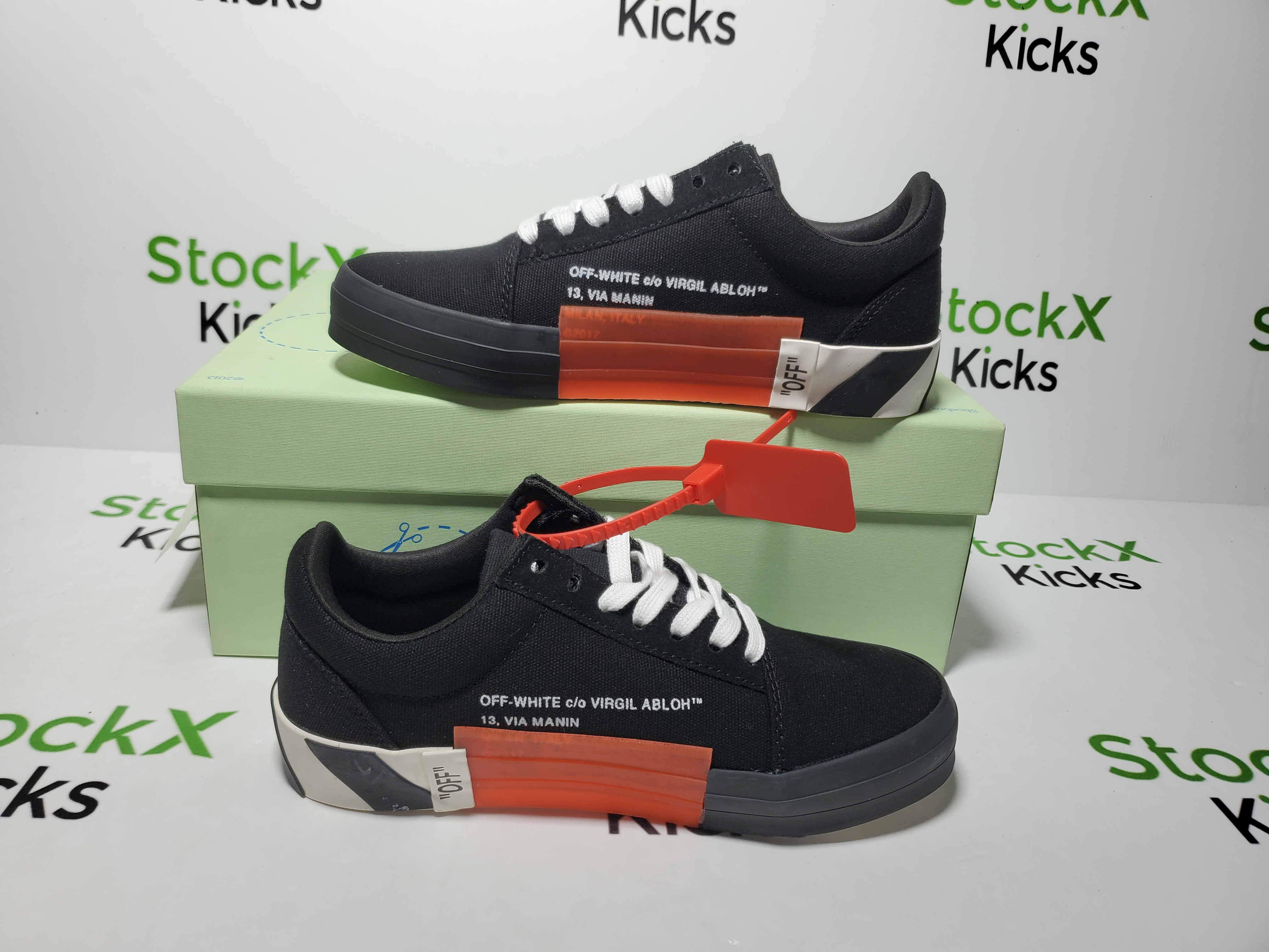 PK God Batch  Off-White Vulc Low Top 'Black' OMIA085E183510011000 review 1