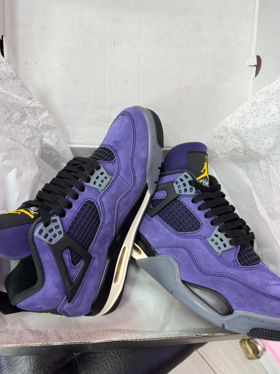 PK God Batch Air Jordan 4 Retro Lakers Purple FV5029-500 review 1