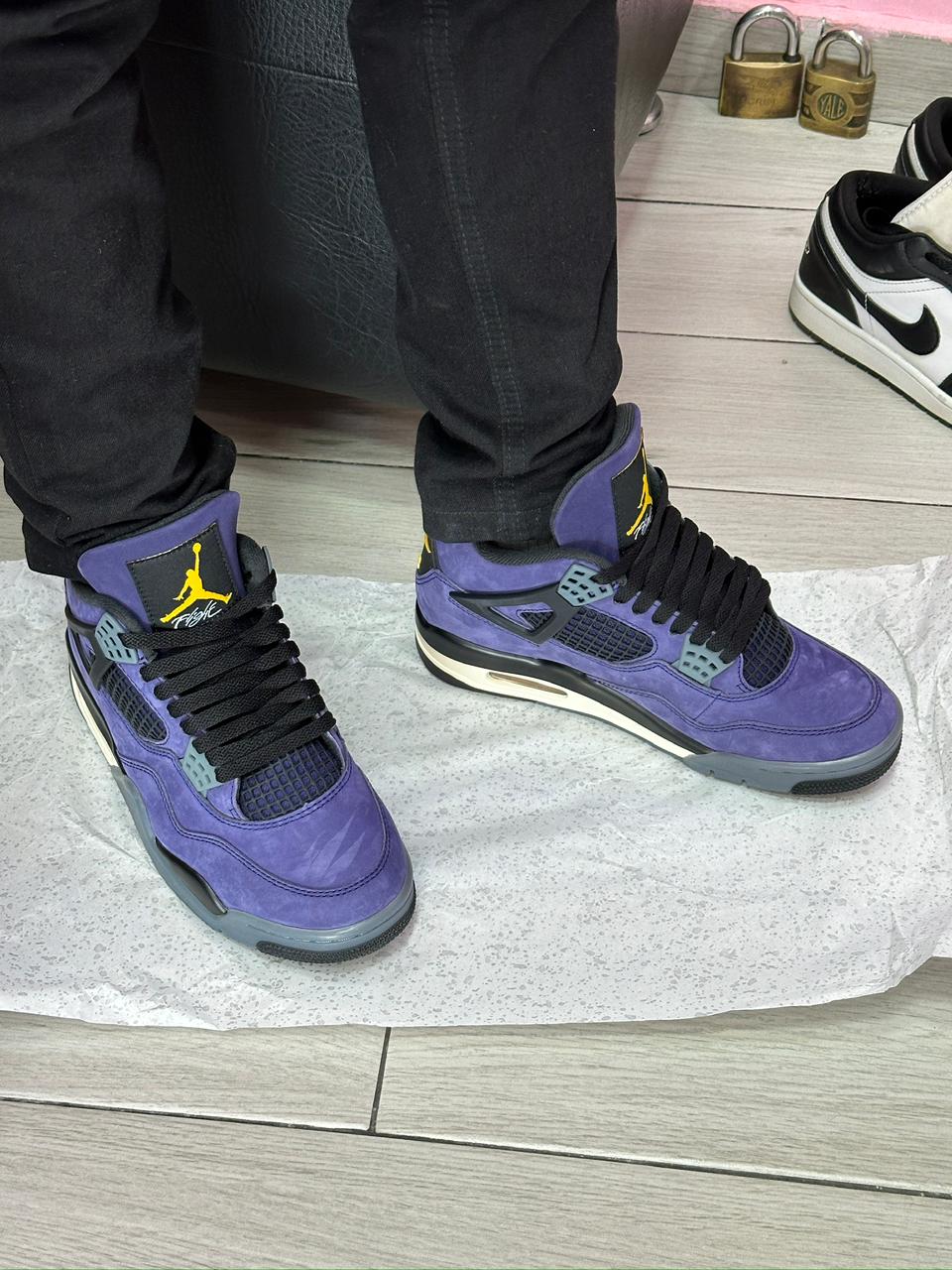 PK God Batch Air Jordan 4 Retro Lakers Purple FV5029-500 review 2