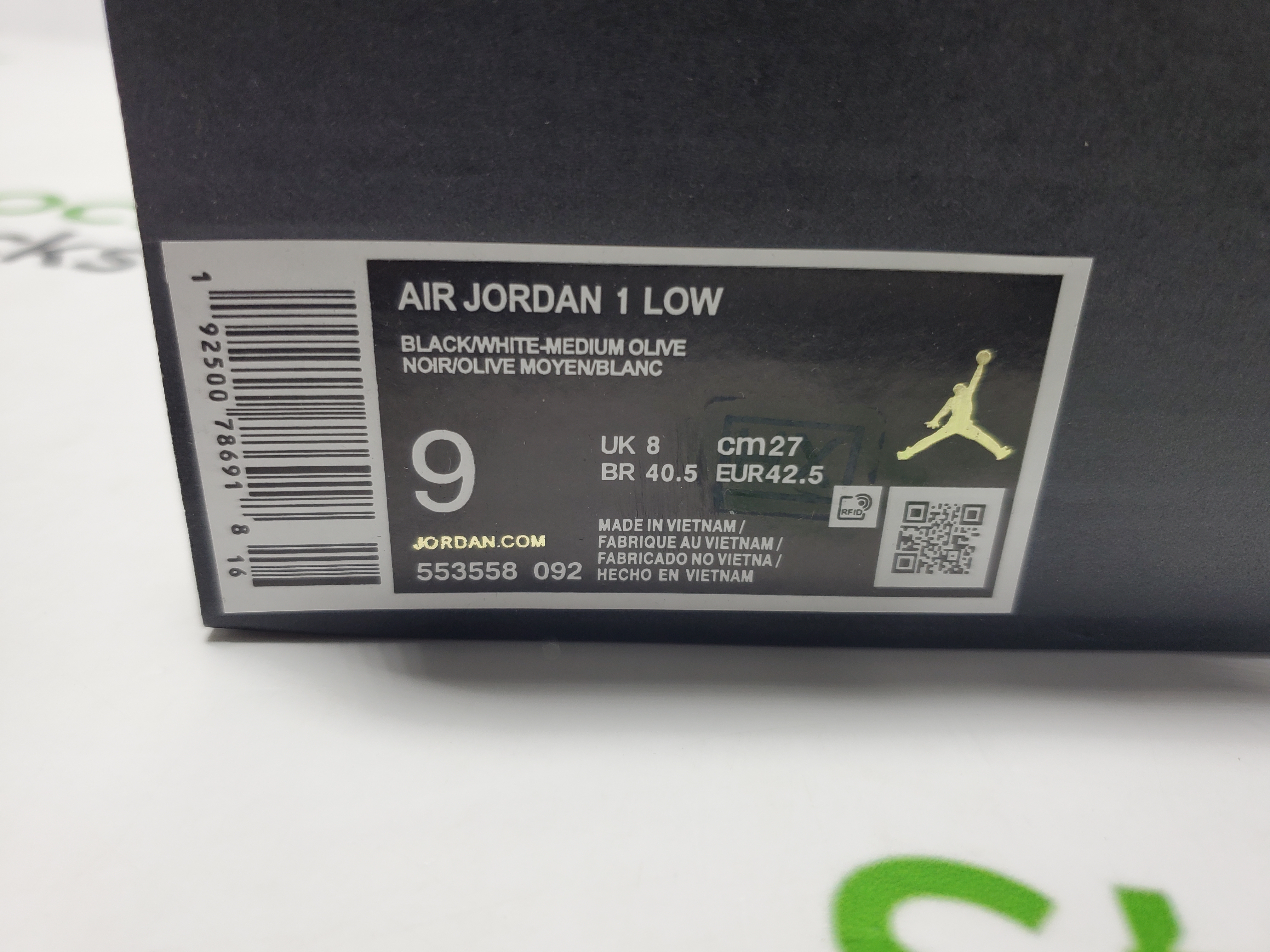 LJR Batch Air Jordan 1 Low 'Black Toe Medium Olive' 553558-092 review StockxKicks 00