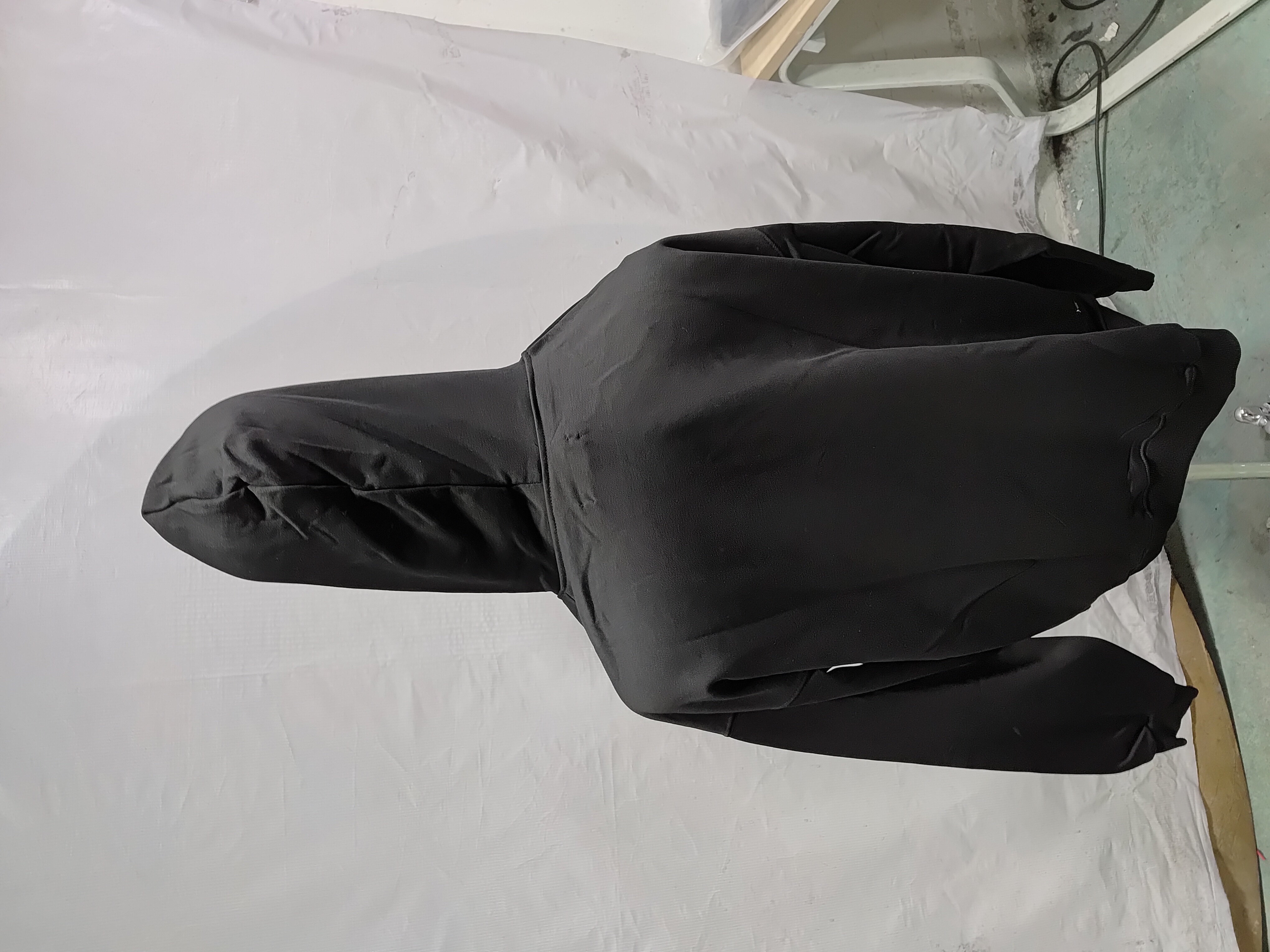 AMIRI Staggered Chrome Logo-Print Hoodie #9237 Black/White review StockxKicks 02