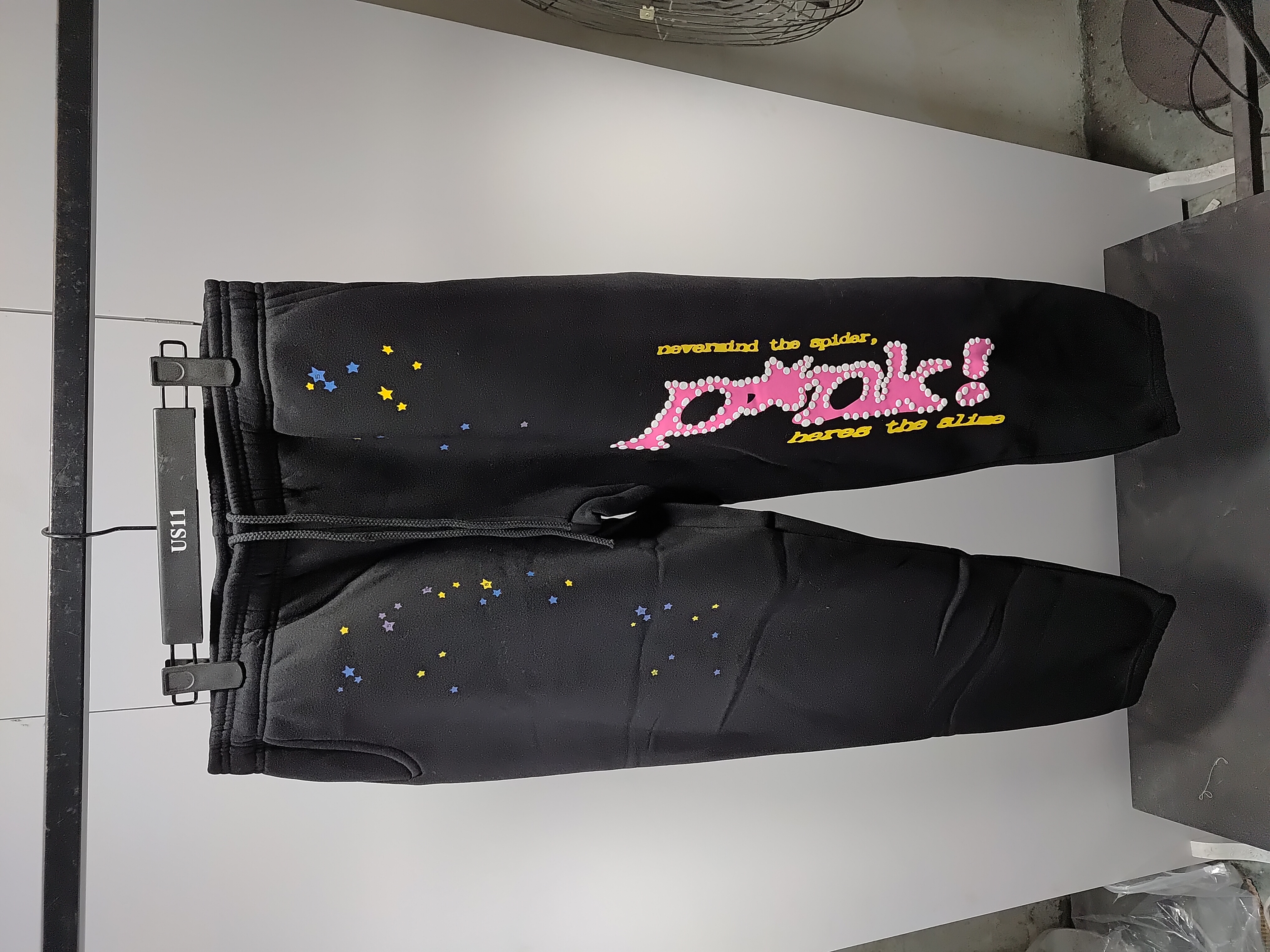 Sp5der Young Thug Black Punk Sweatpant review StockxKicks 00