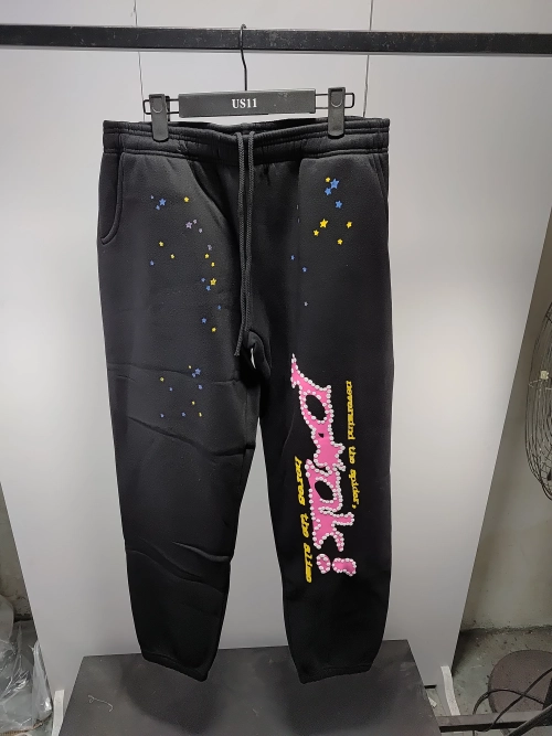 Sp5der Young Thug Black Punk Sweatpant review 
