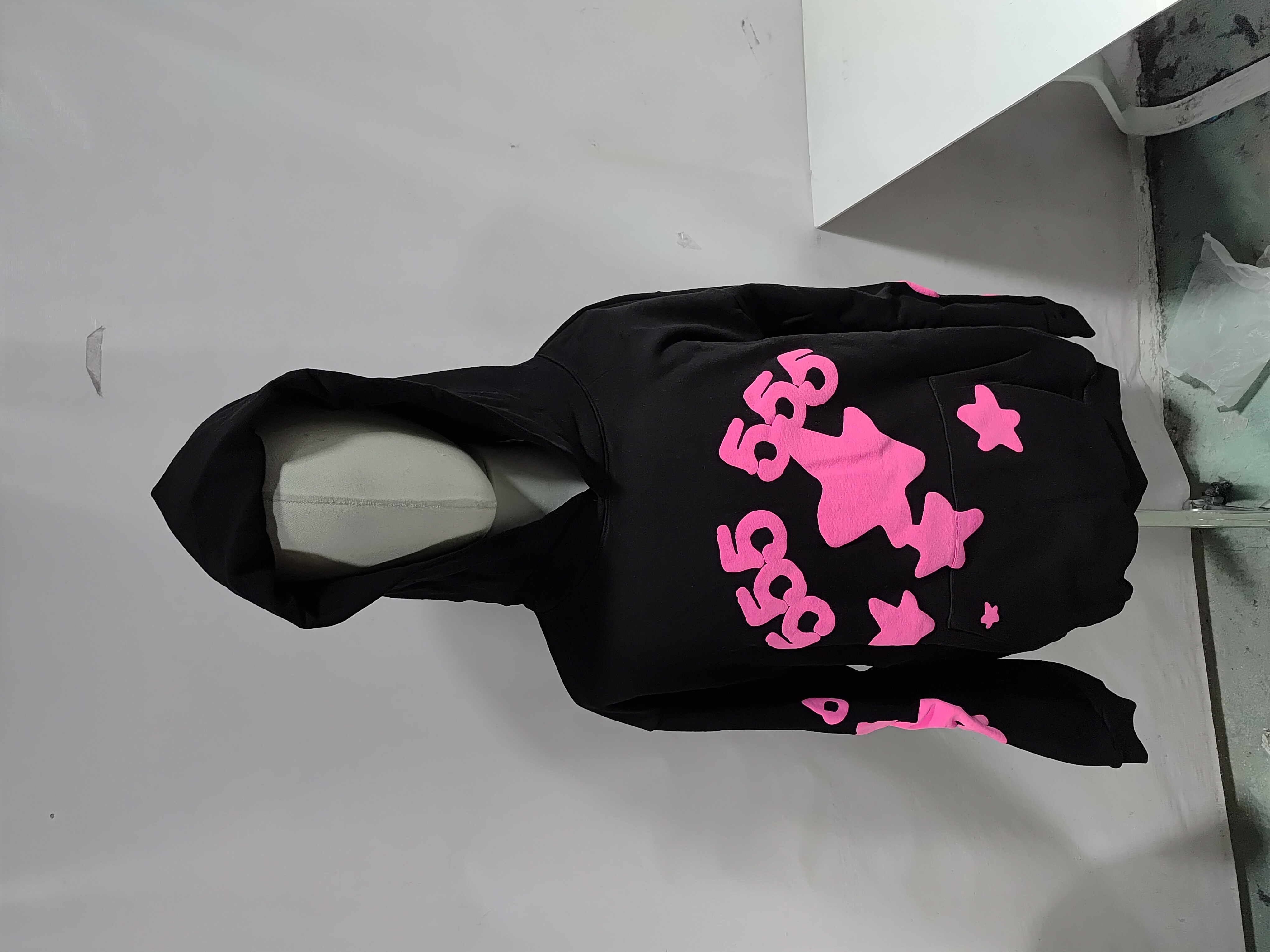 Sp5der Beluga Angel Number Hoodie Black EG 981 review StockxKicks 01