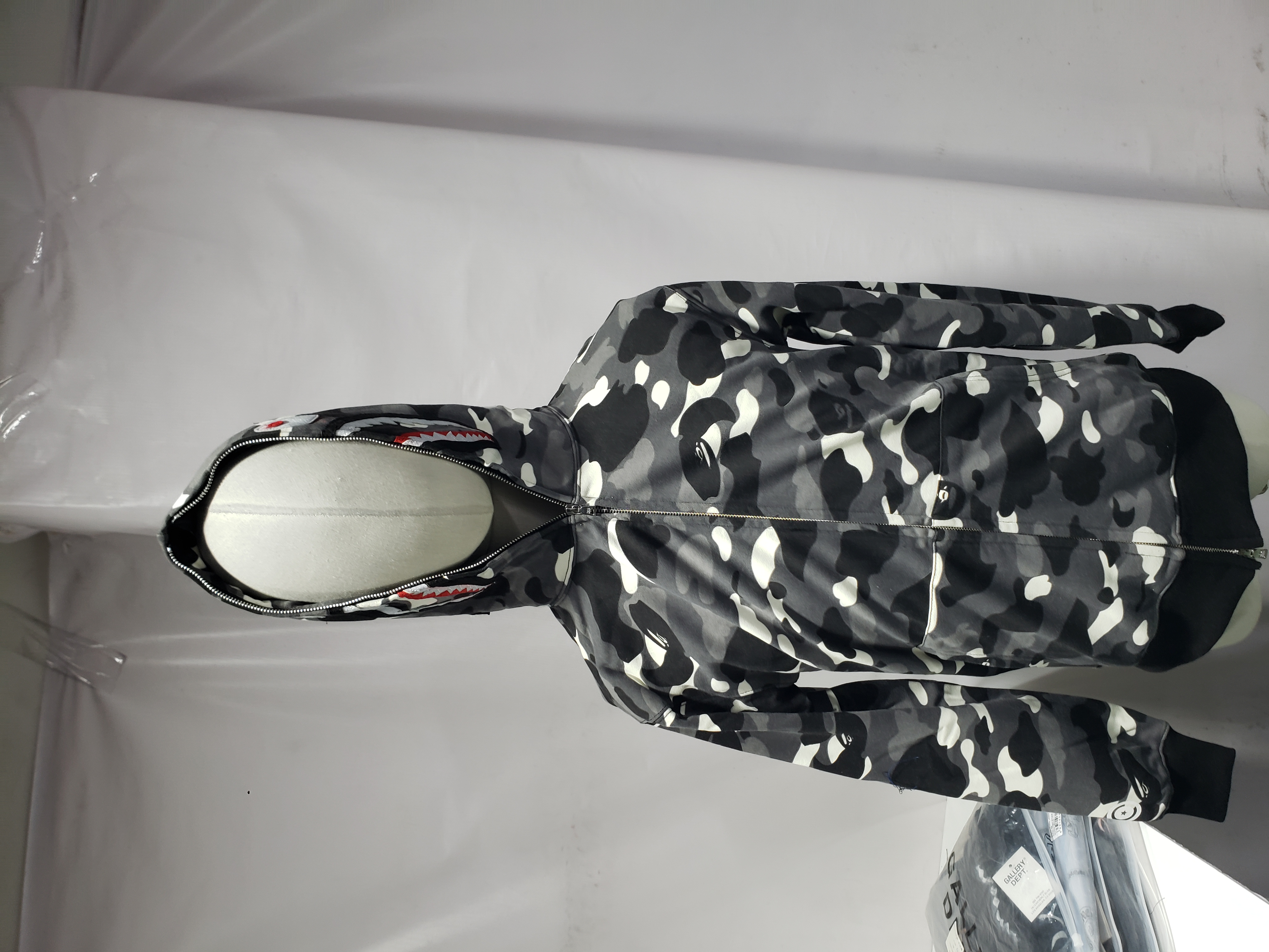 BAPE Luminous Spot Camouflage hoodie review StockxKicks 01