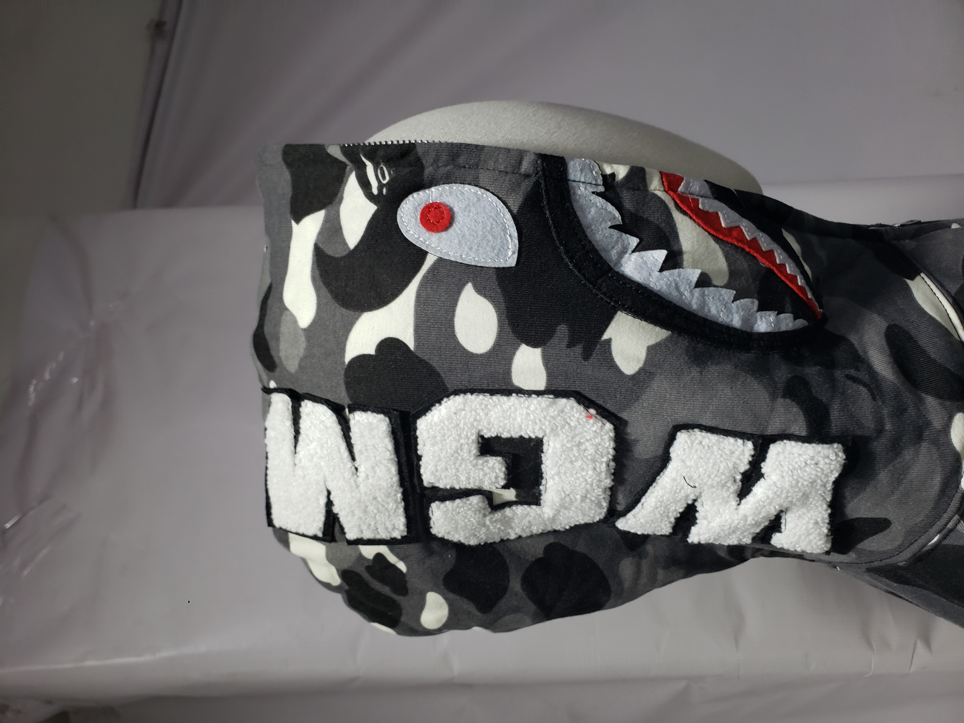 BAPE Luminous Spot Camouflage hoodie review StockxKicks 02