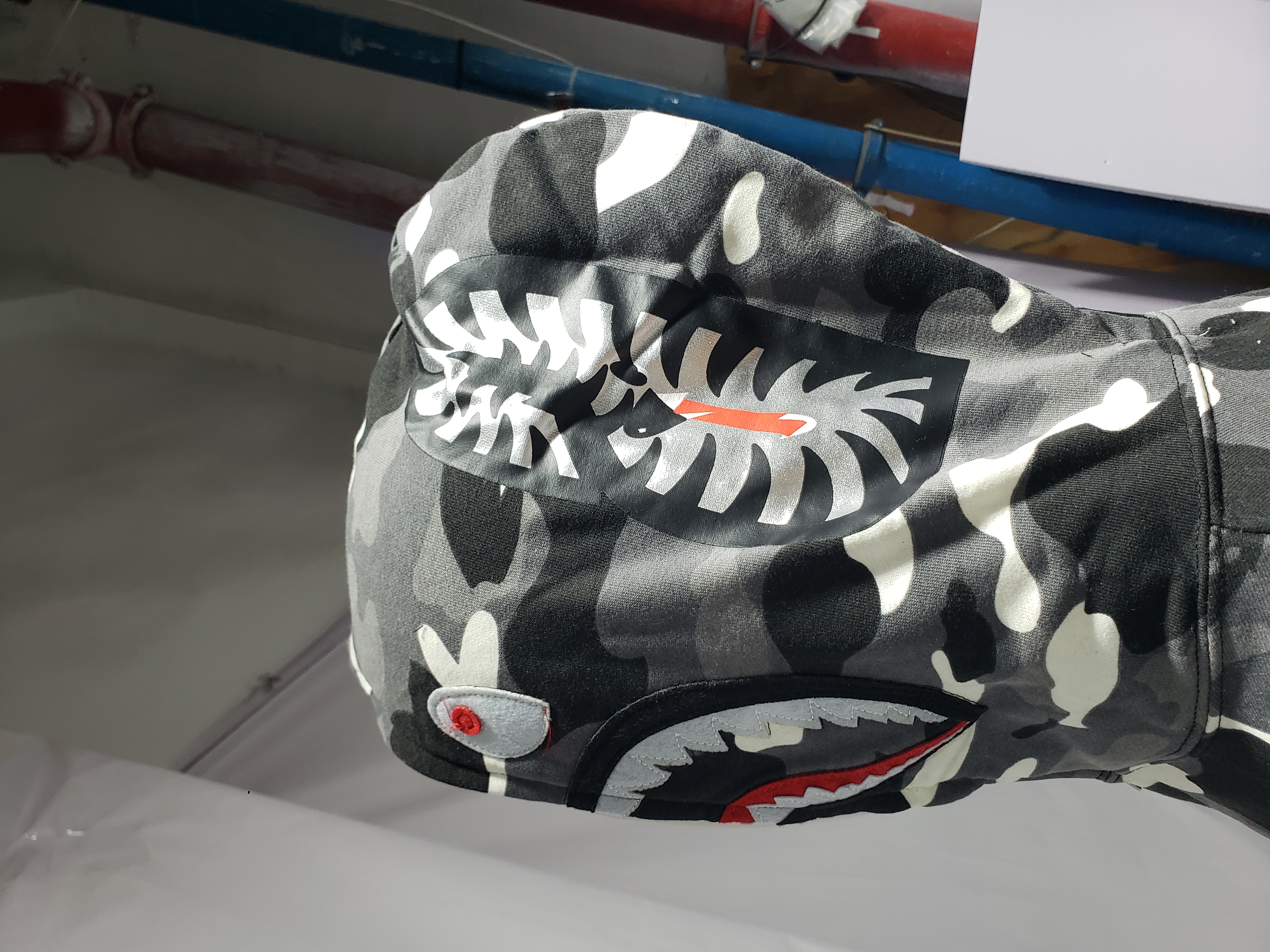 BAPE Luminous Spot Camouflage hoodie review StockxKicks 03