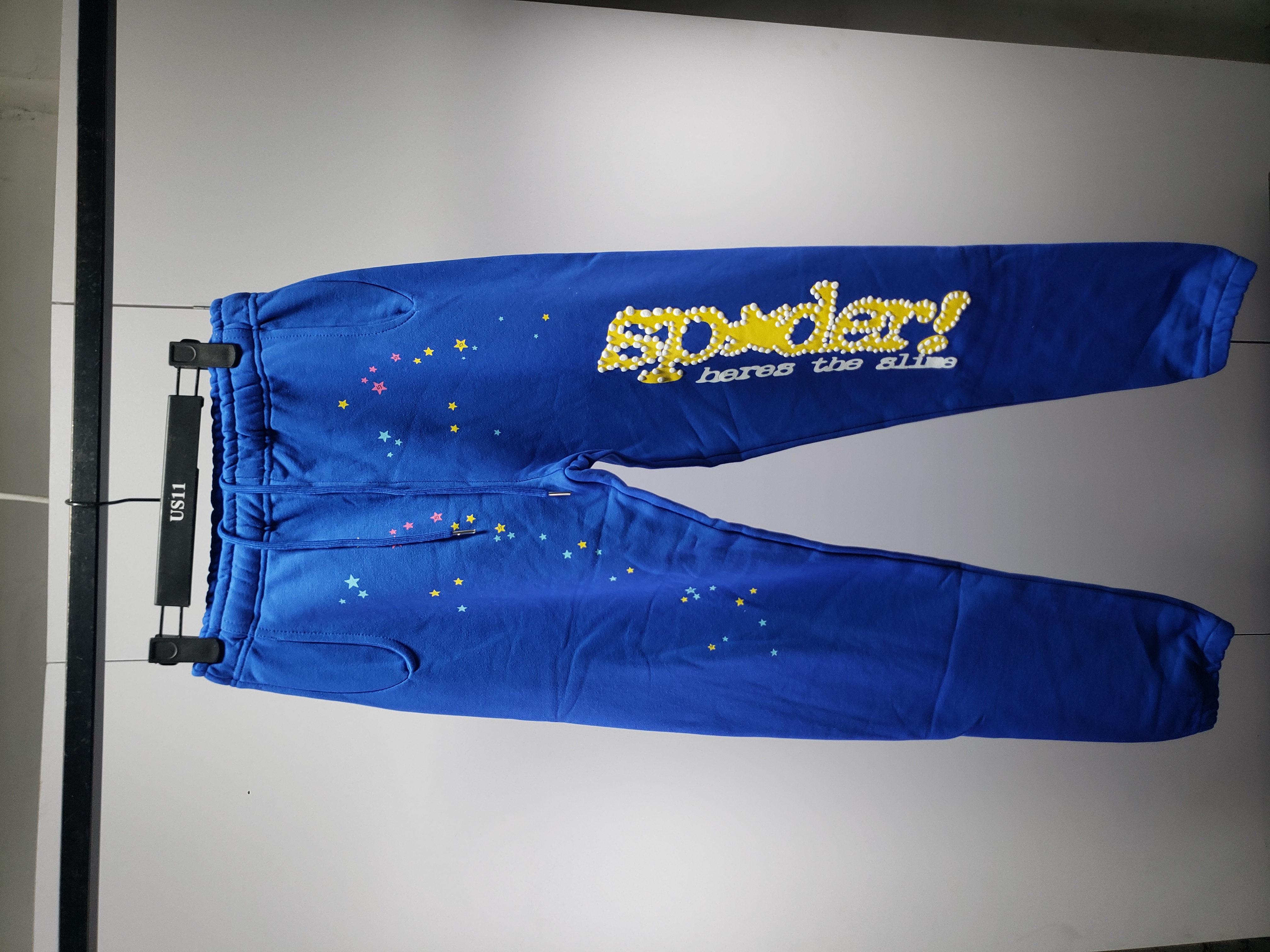Sp5der TC Sweatpants Blue review StockxKicks 01