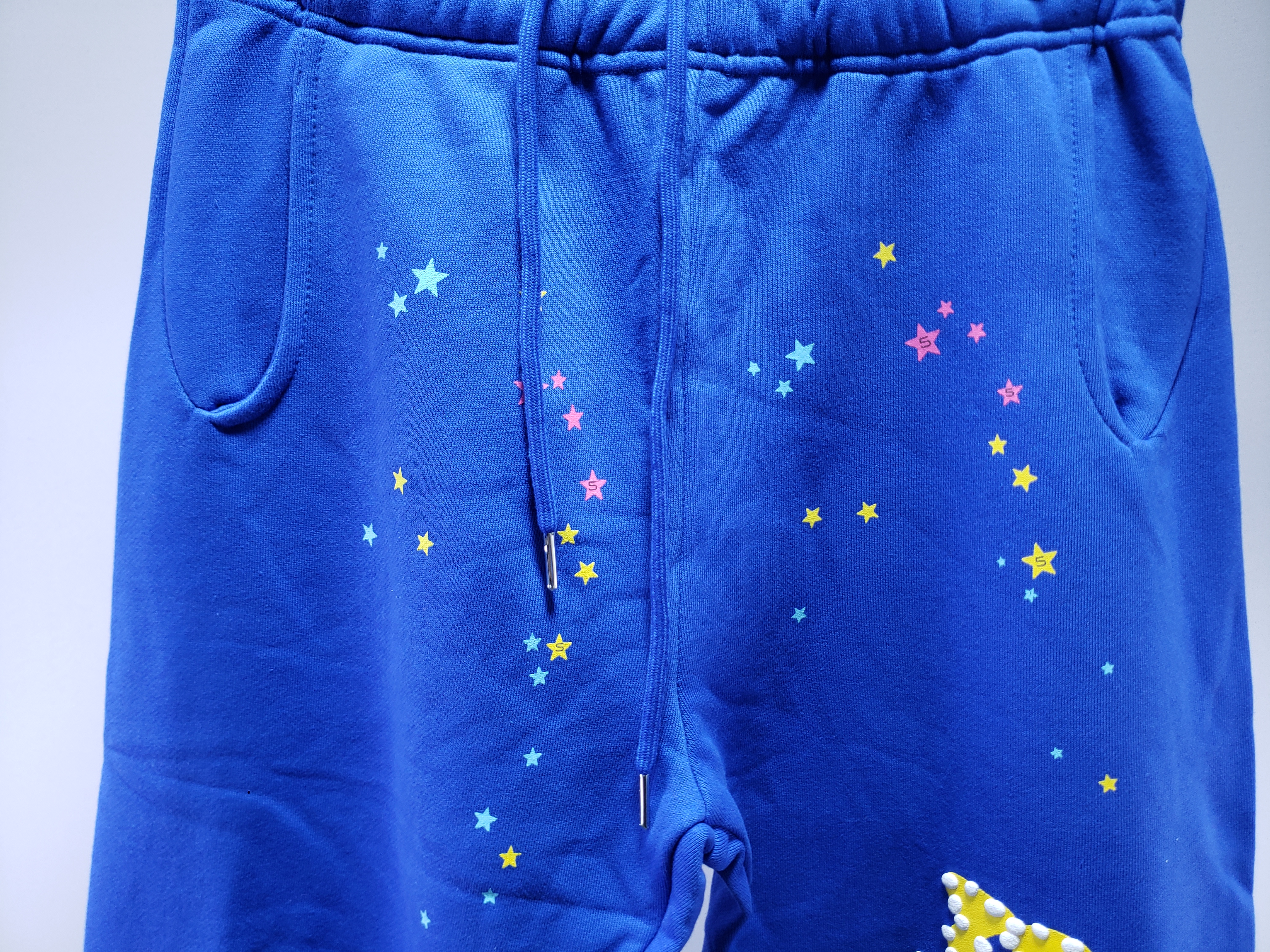 Sp5der TC Sweatpants Blue review StockxKicks 03