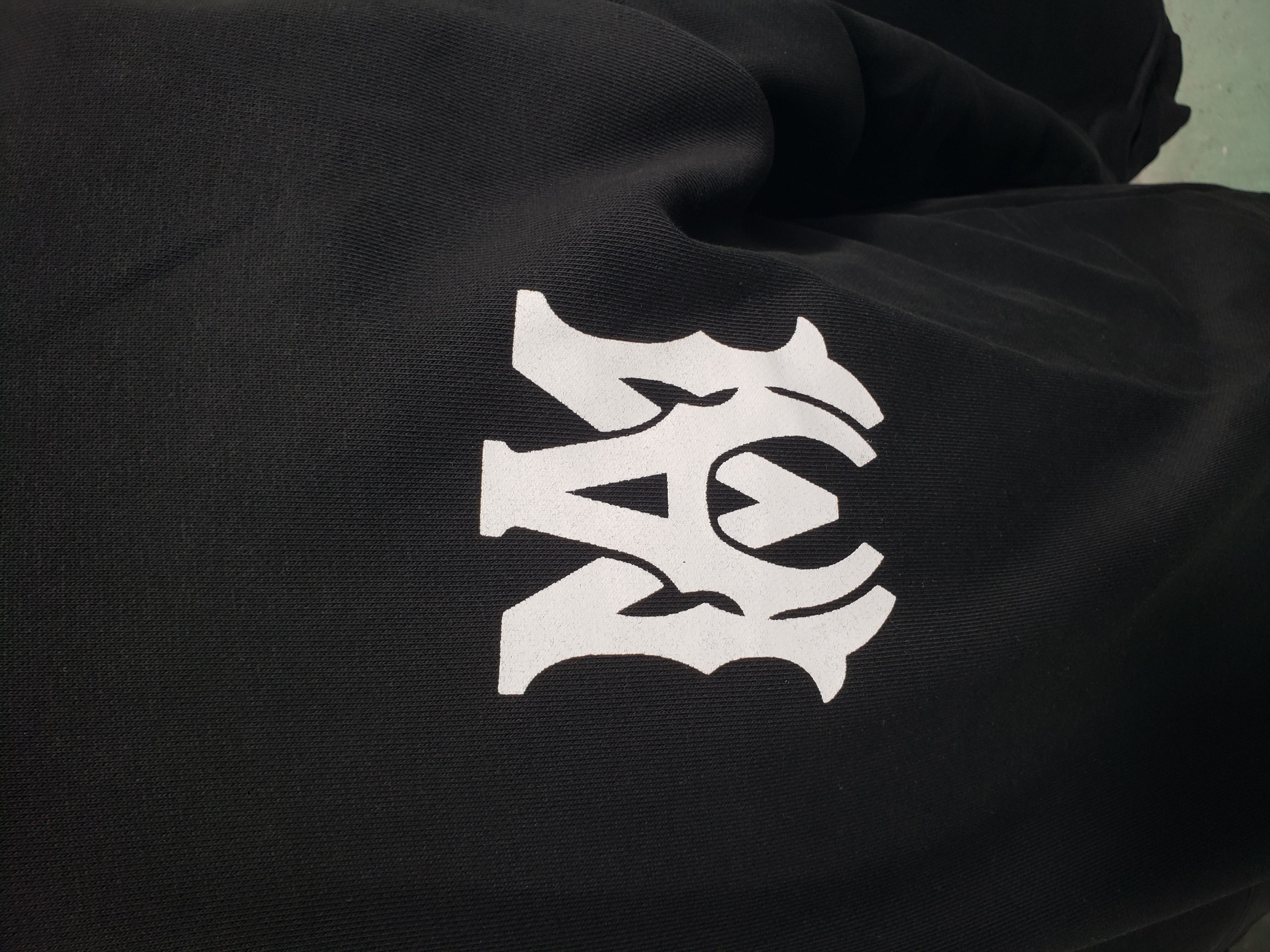 AMIRI M.A. Logo Embroidered Hoodie Black White review StockxKicks 02