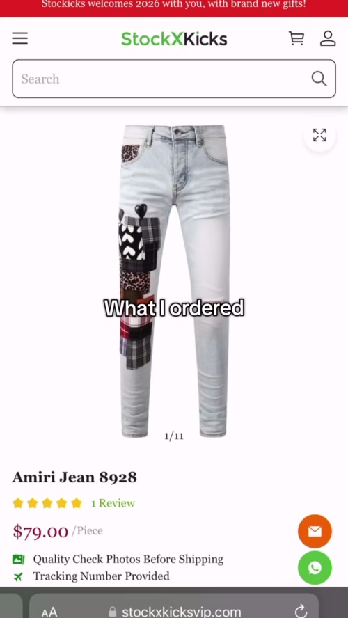Amiri Jean 8928 review 