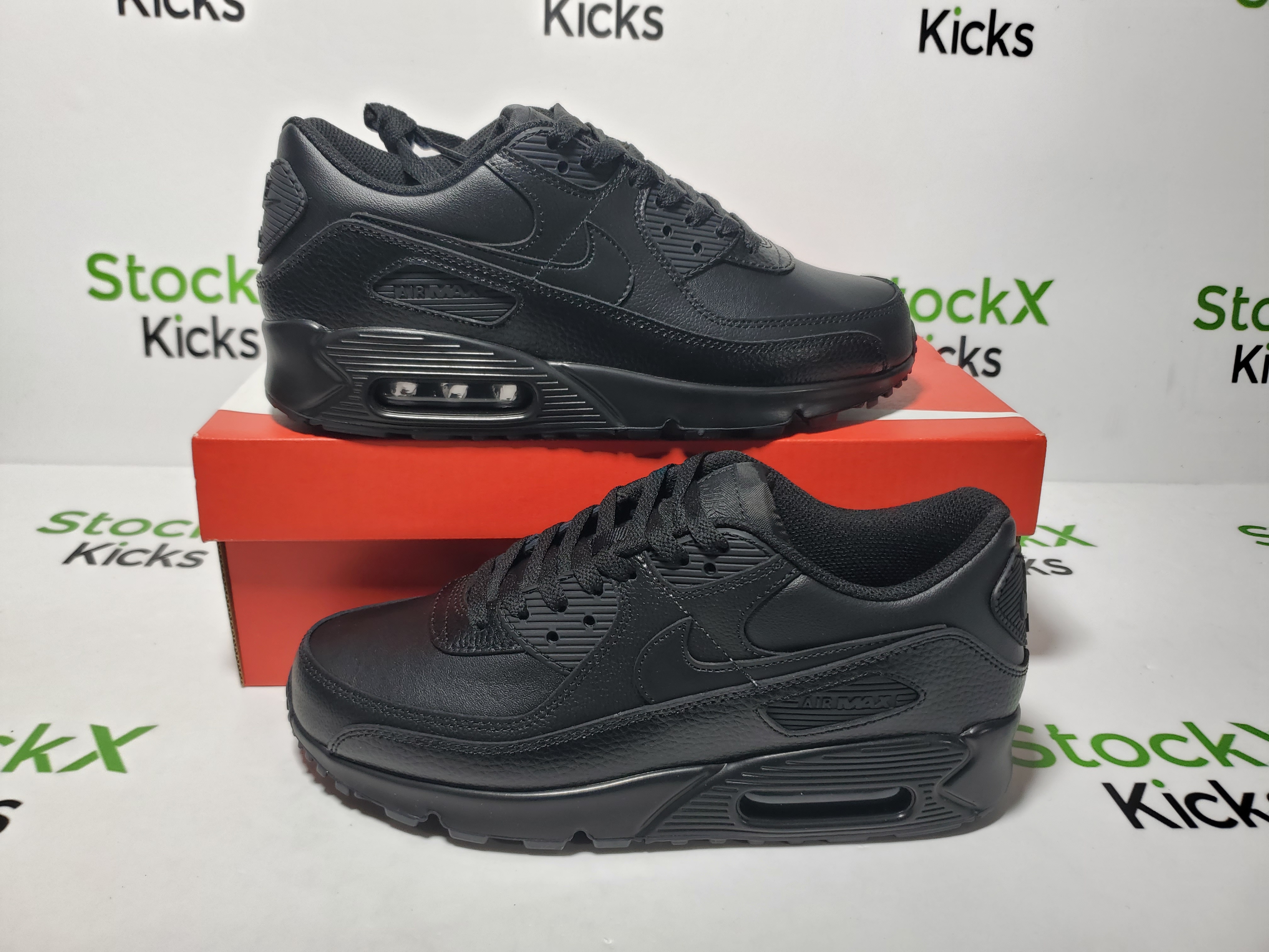 Nike Air Max 90 Leather Triple Black CZ5594-001 review StockxKicks 01