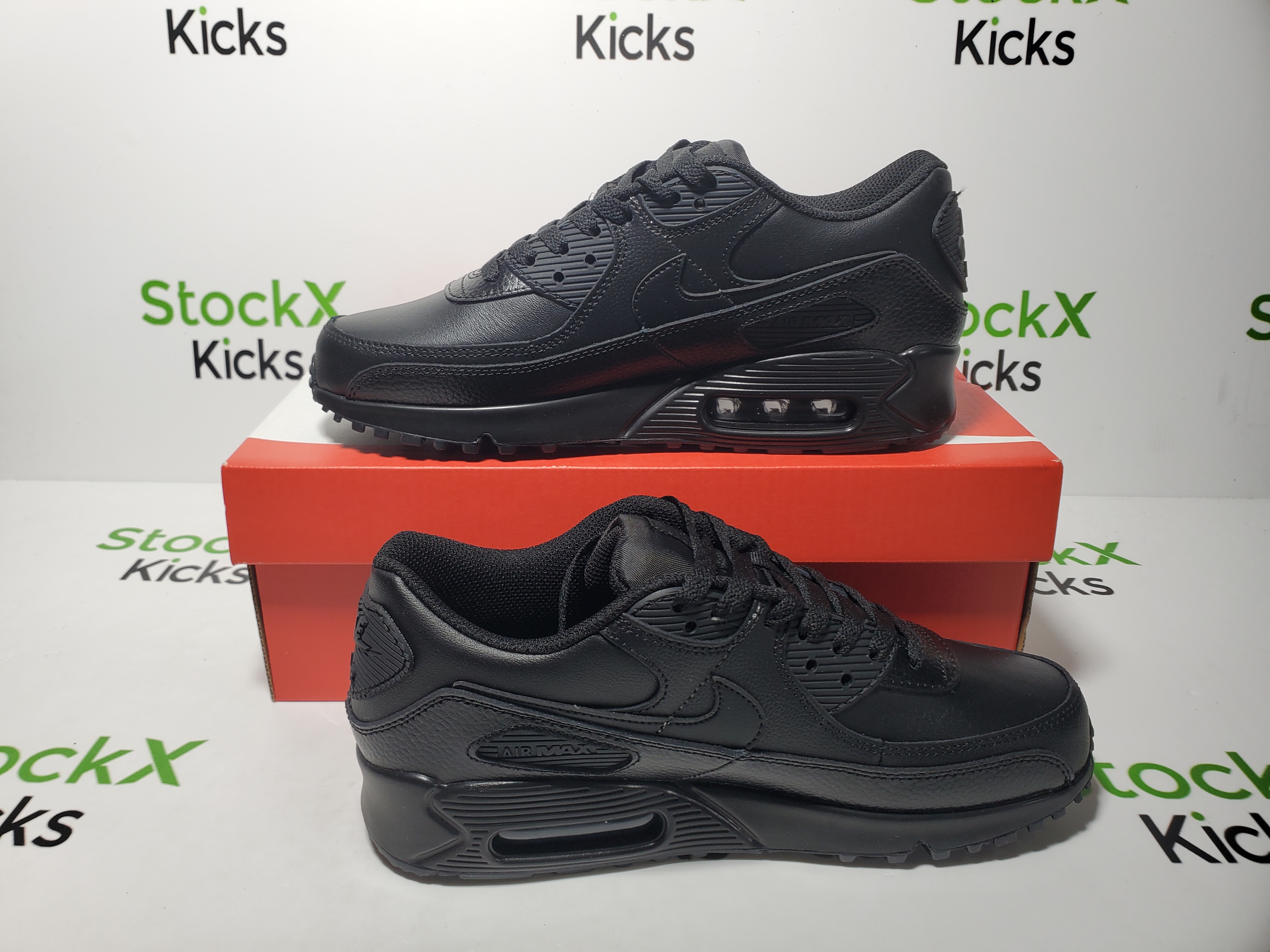 Nike Air Max 90 Leather Triple Black CZ5594-001 review StockxKicks 02