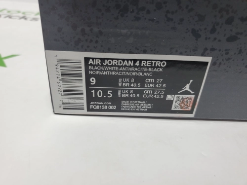 Special offer Batch  Air Jordan 4 “Fear” FQ8138-002 review 