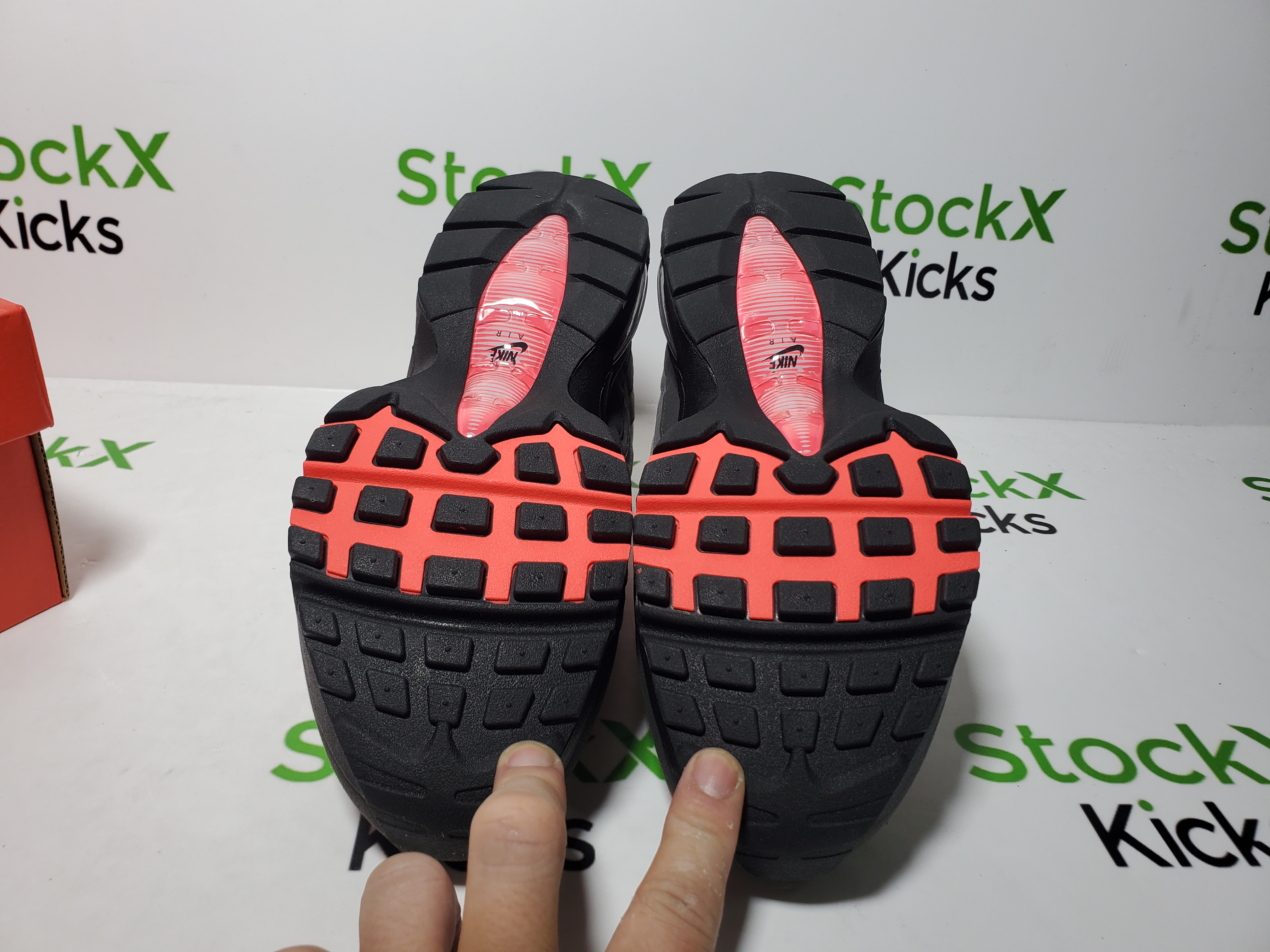 PK God Batch Nike Air Max 95 'Big Bubble - Solar Red' IM7410-001 review StockxKicks 05