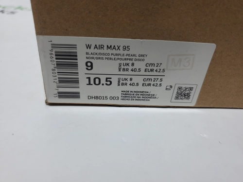 PK God Batch Nike Air Max 95 'Grey Purple' HD8015-003 review 