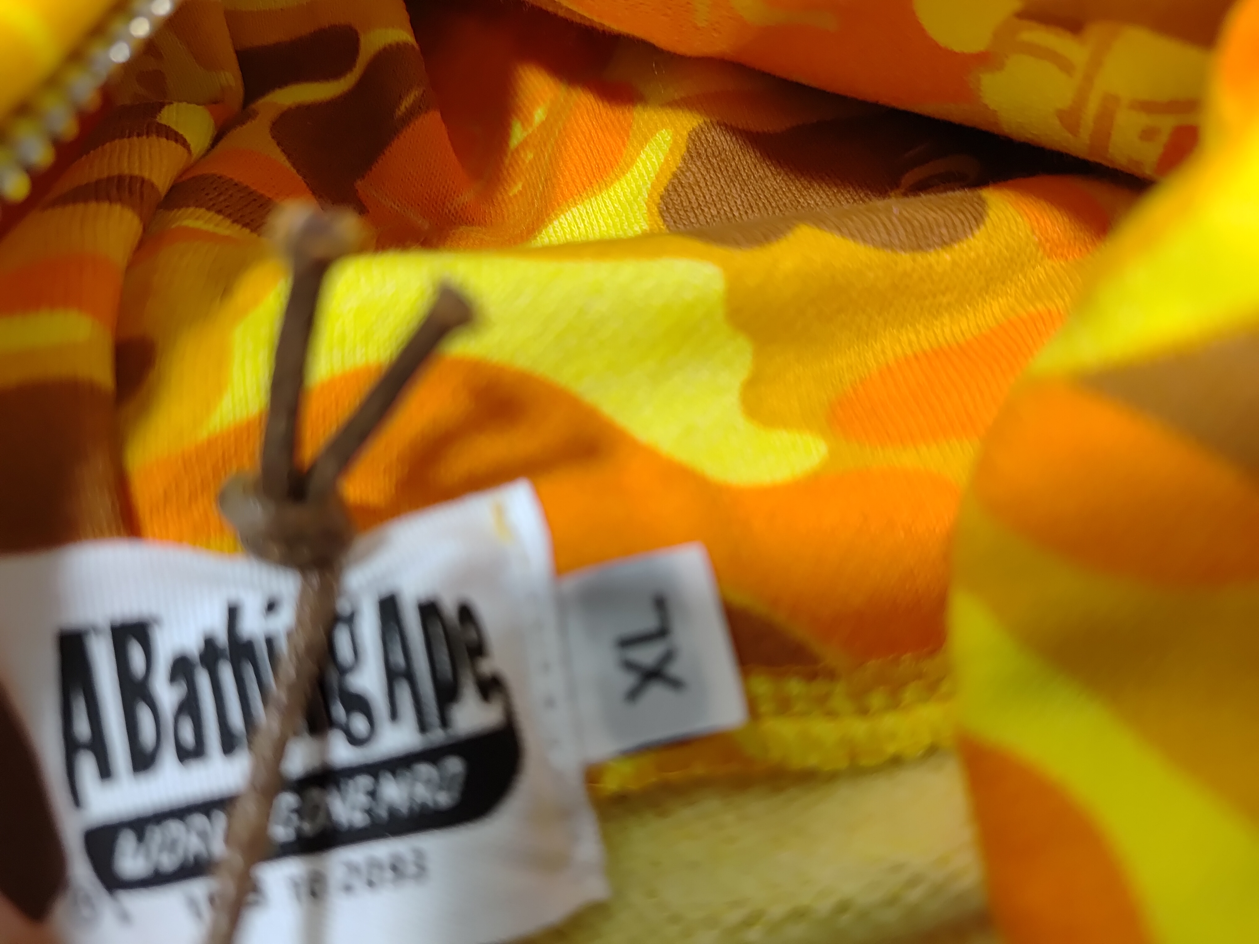 A Bathing Ape (BAPE) x PUBG Shark Full Zip Hoodie Orange review StockxKicks 00