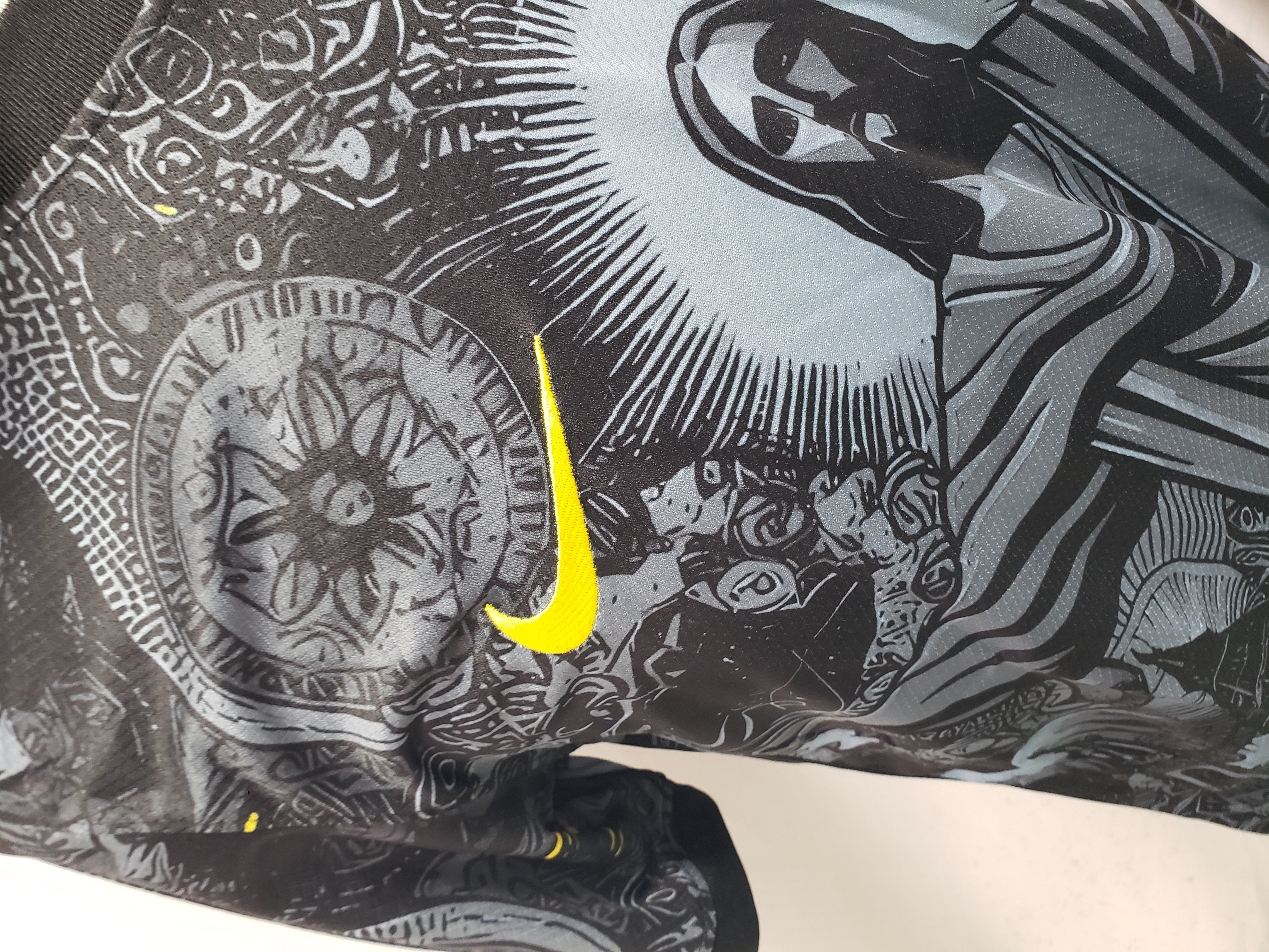 2024 Brazil Special Edition Jesus Black Gray Soccer Jersey T-Shirt YZ480624 review StockxKicks 02