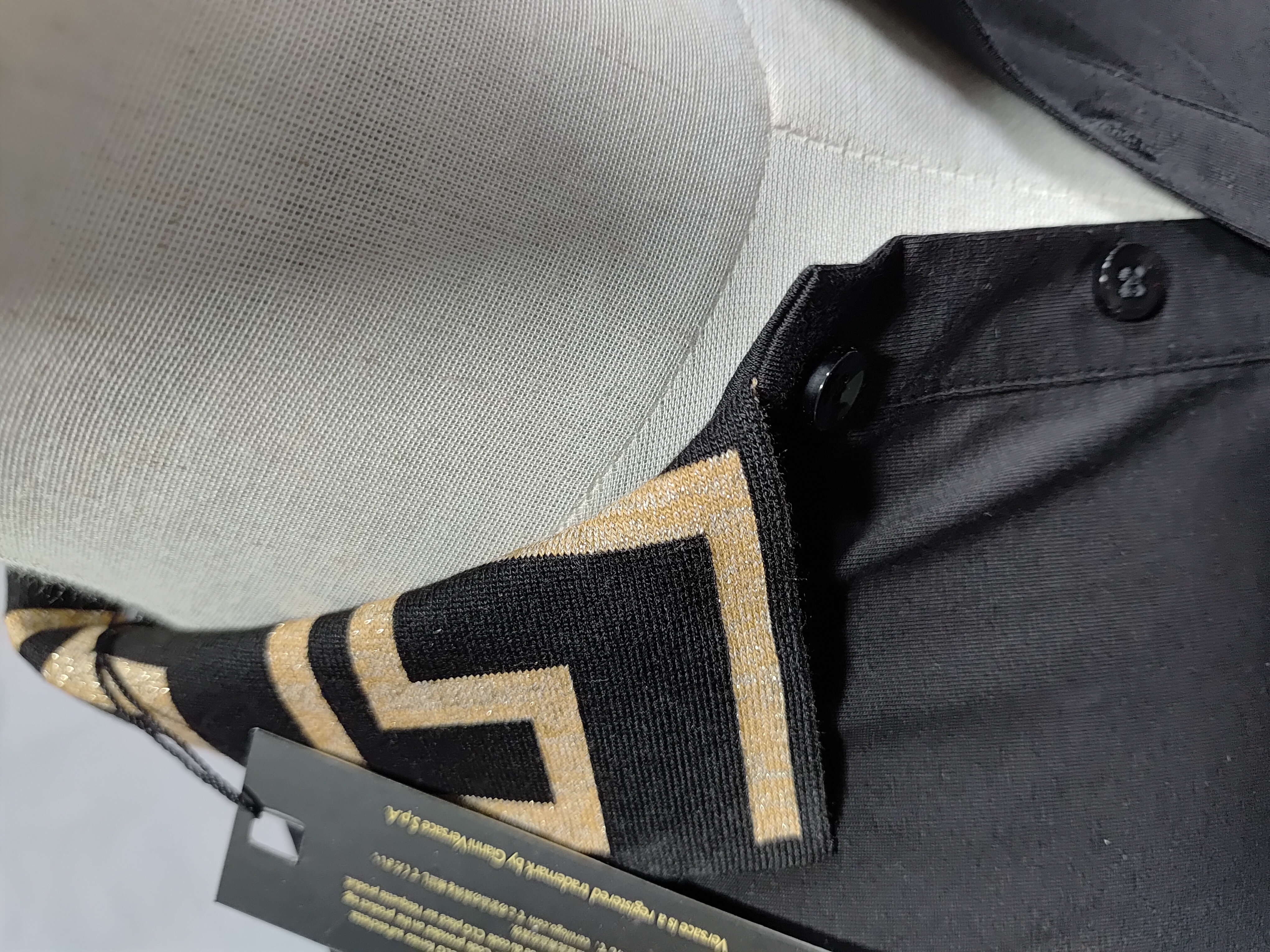 VERSACE Embroidered Logo Polo T-shirt review StockxKicks 03