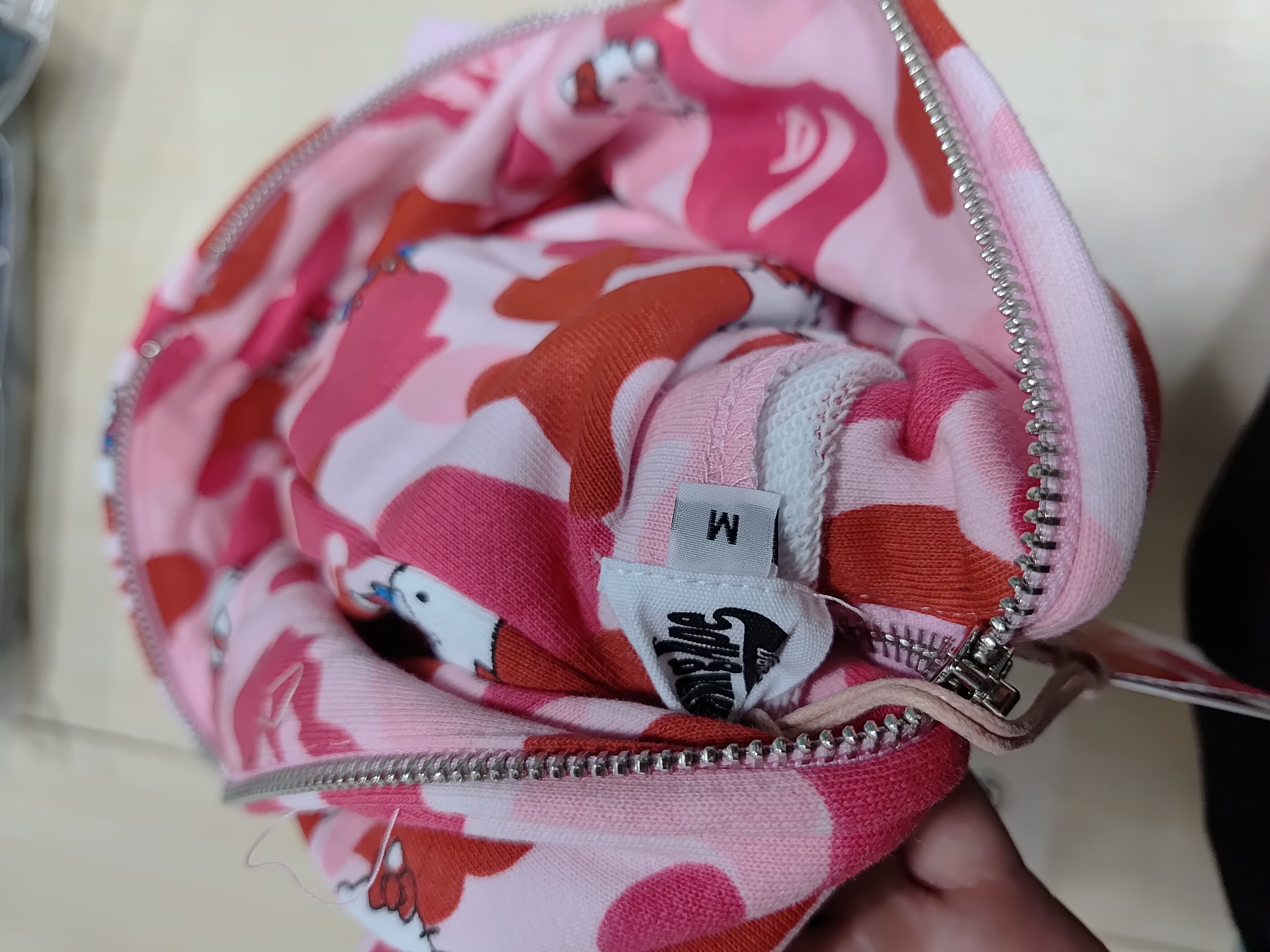 BAPE X HELLO KITTY CAMO FULL ZIP HOODIE Pink review StockxKicks 00