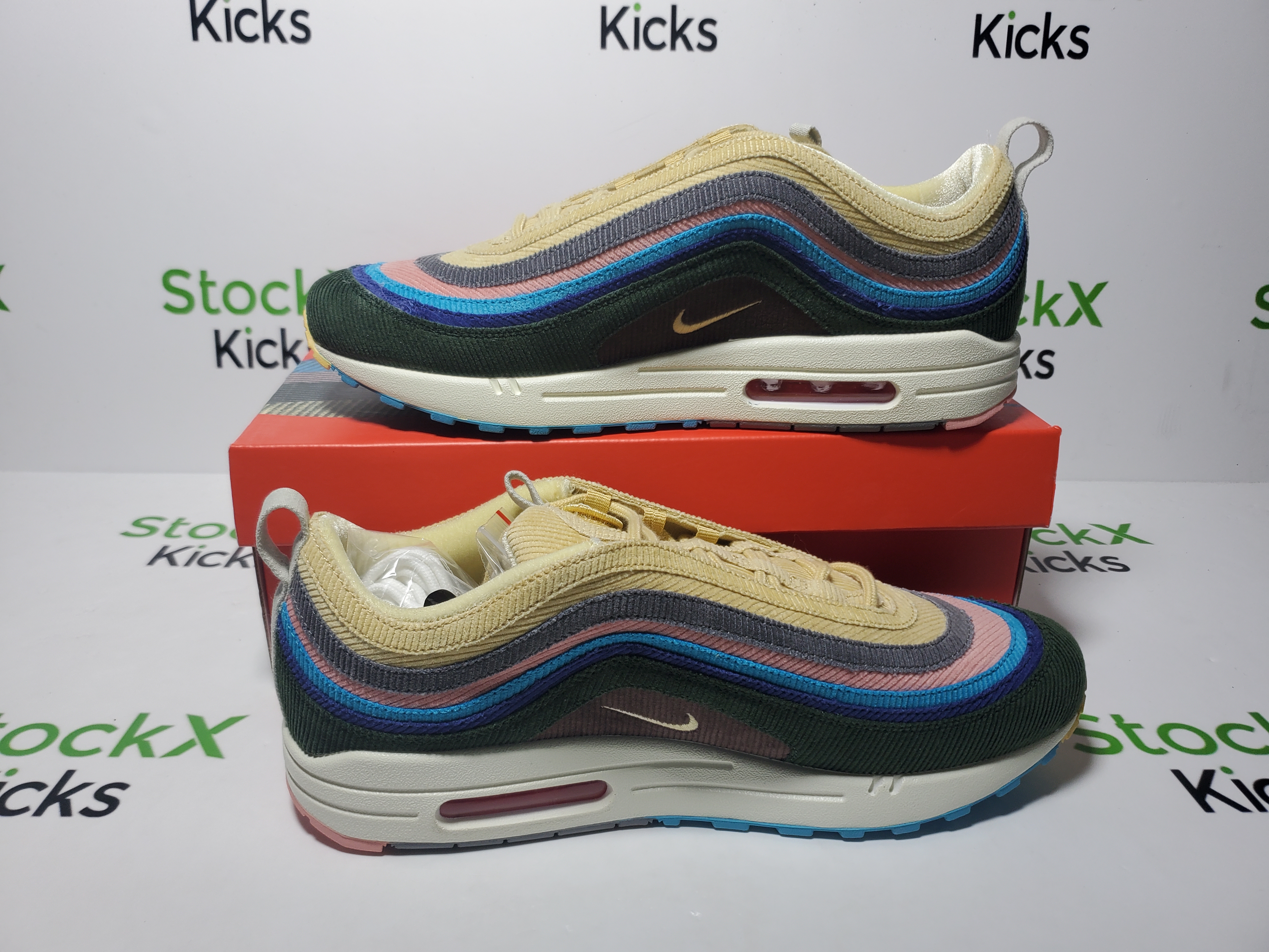 PK God Batch Nike Air Max 97 Sean Wotherspoon (All Accessories and Dustbag) AJ4219-400 review StockxKicks 05