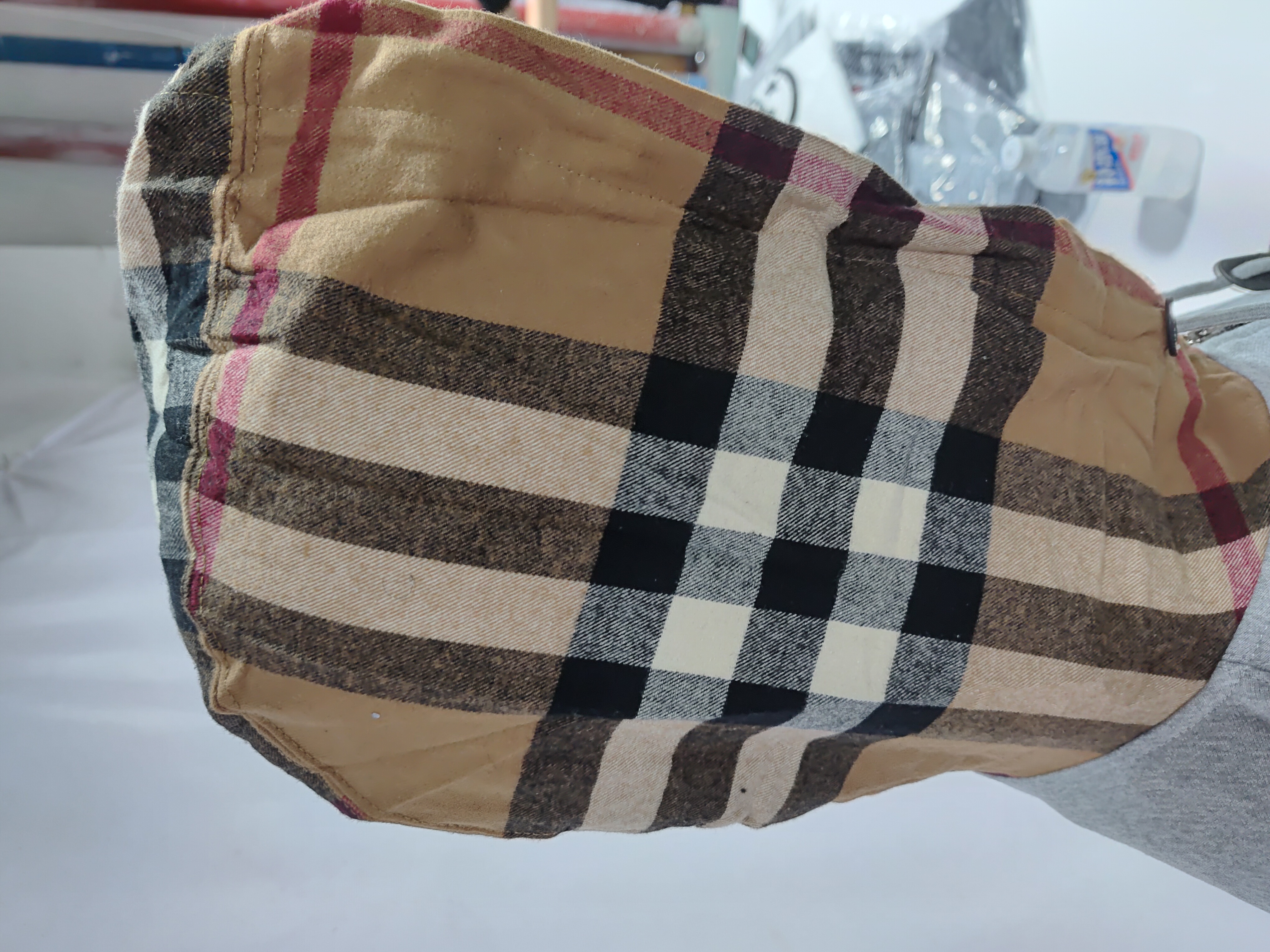 Burberry Plaid Panel Zip-Up Hooded Jacket Grey review StockxKicks 02