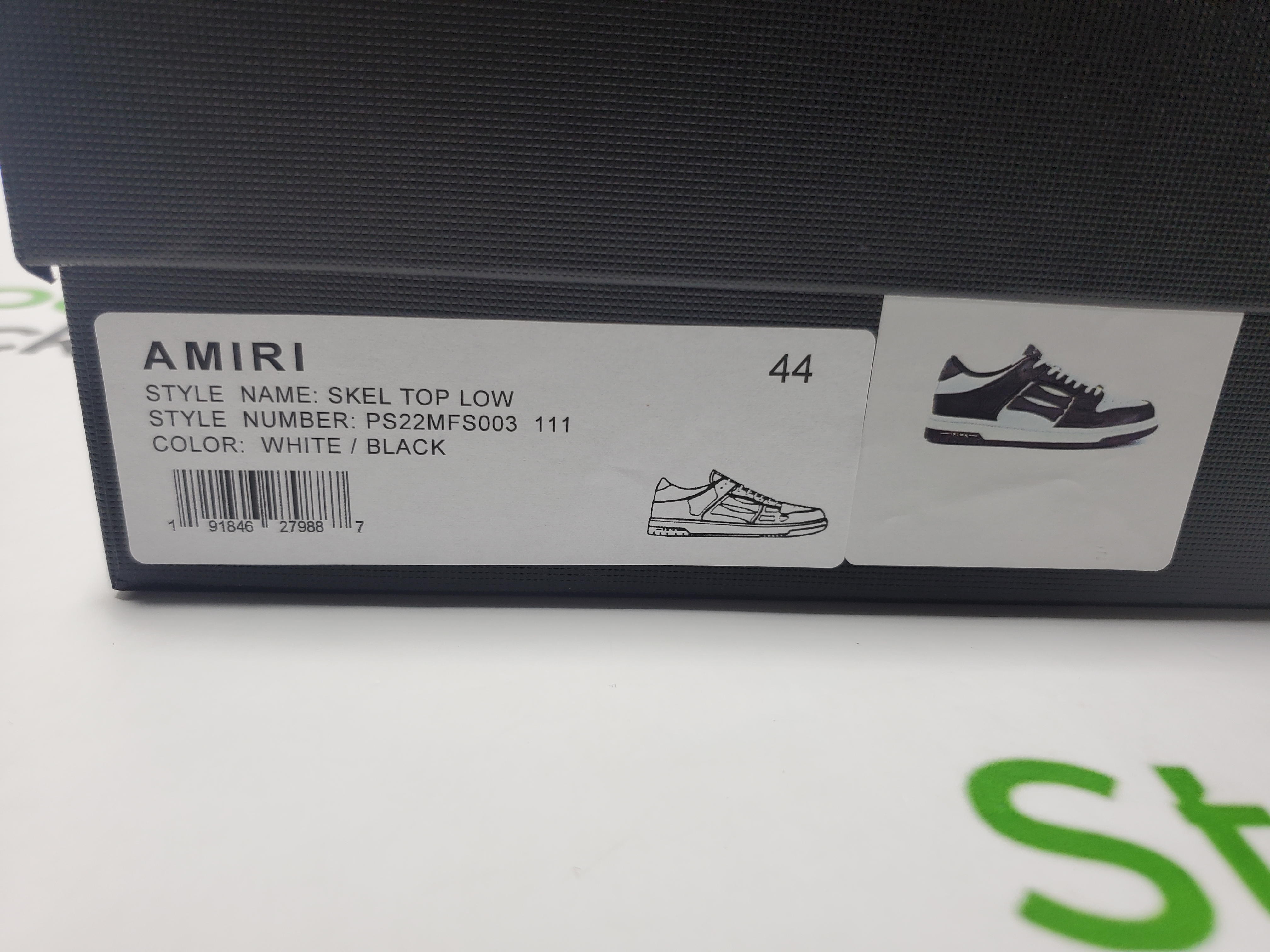 AMIRI Skel Top Low Black White MFS003-004 review StockxKicks 00