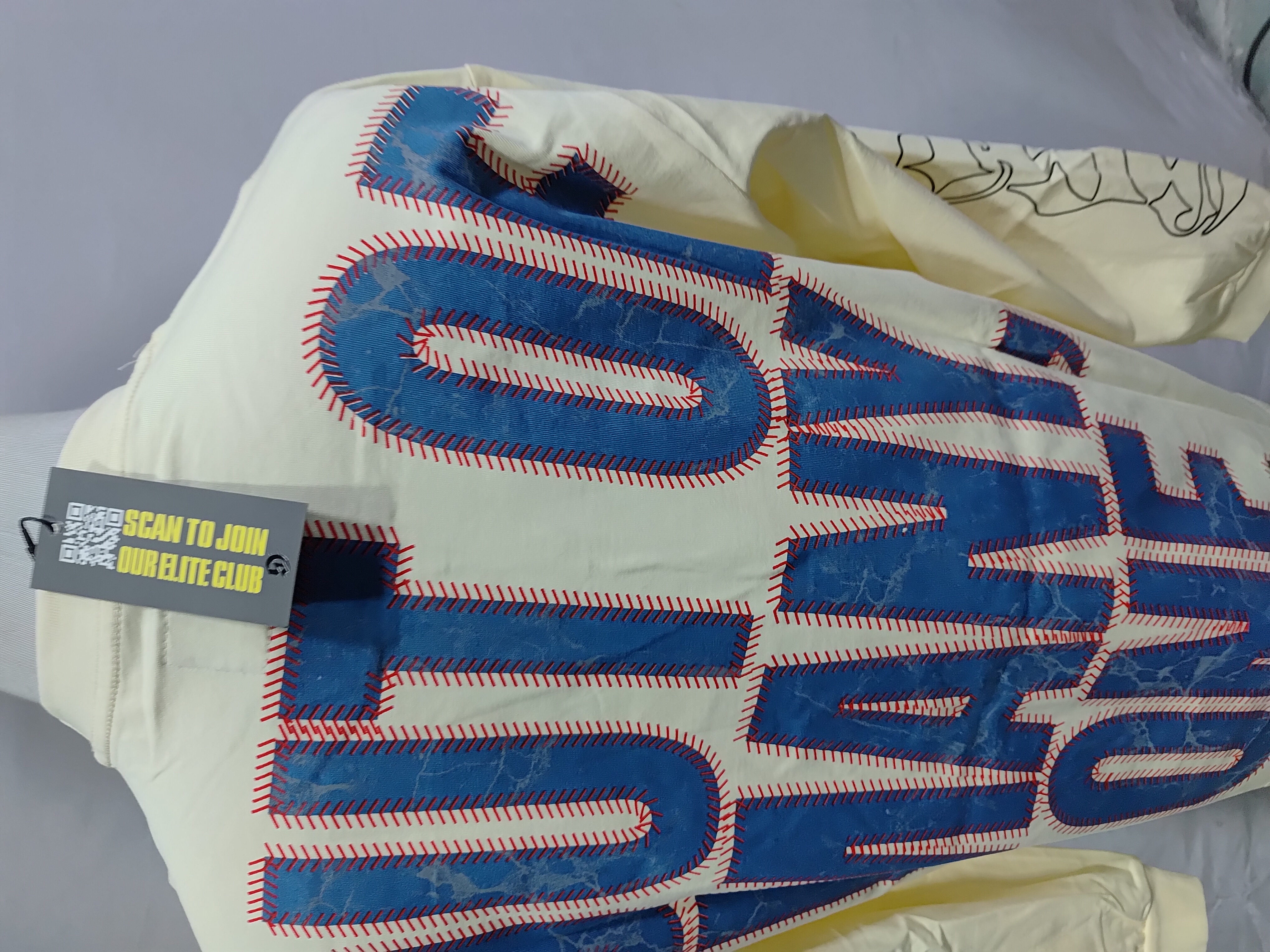 Godspeed Strike Out Long Sleeve T-shirt Bone #3158 review StockxKicks 03