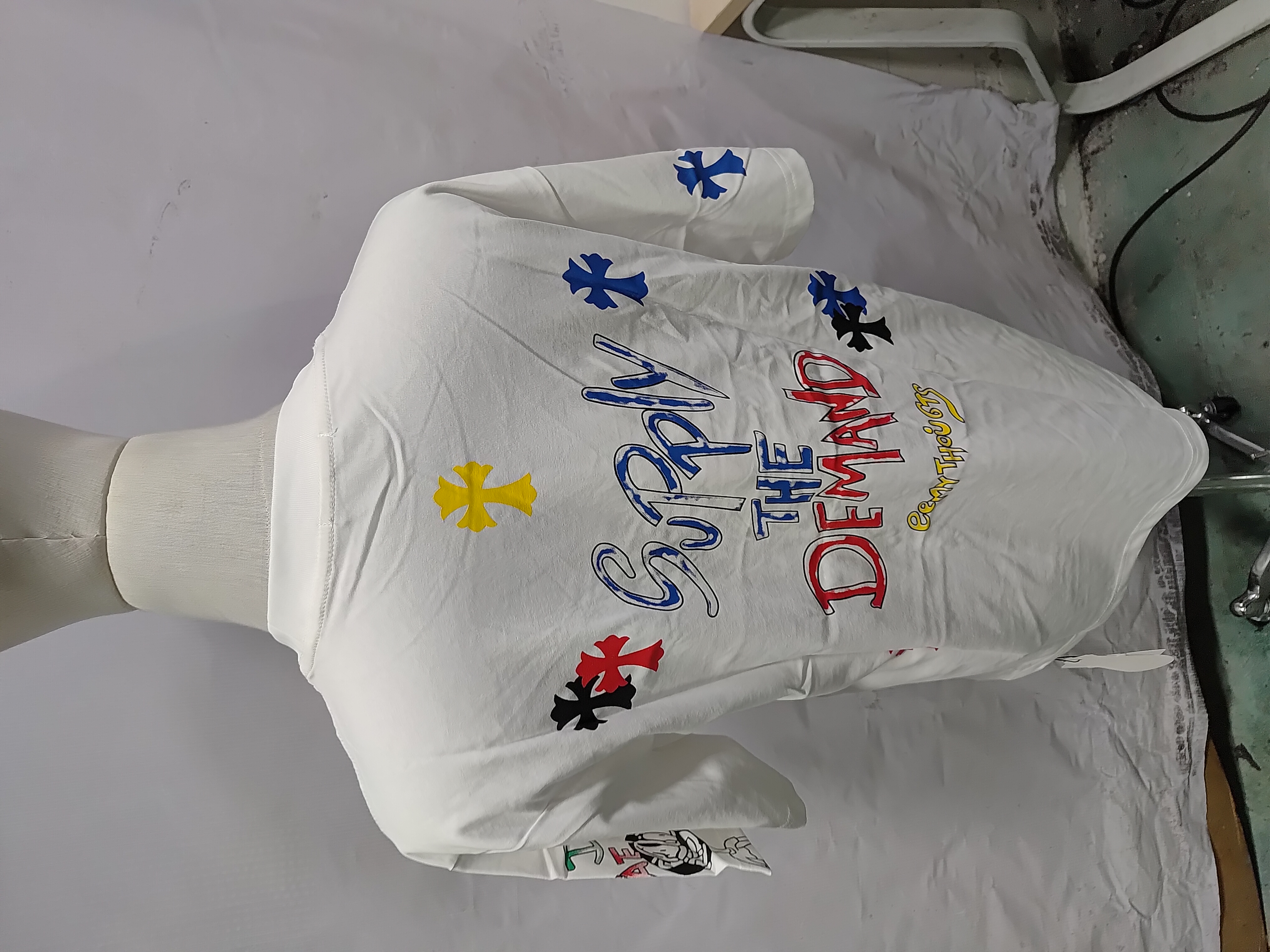 Chrome Hearts Supply The Demand Short Sleeve T-Shirt Black/White review StockxKicks 04
