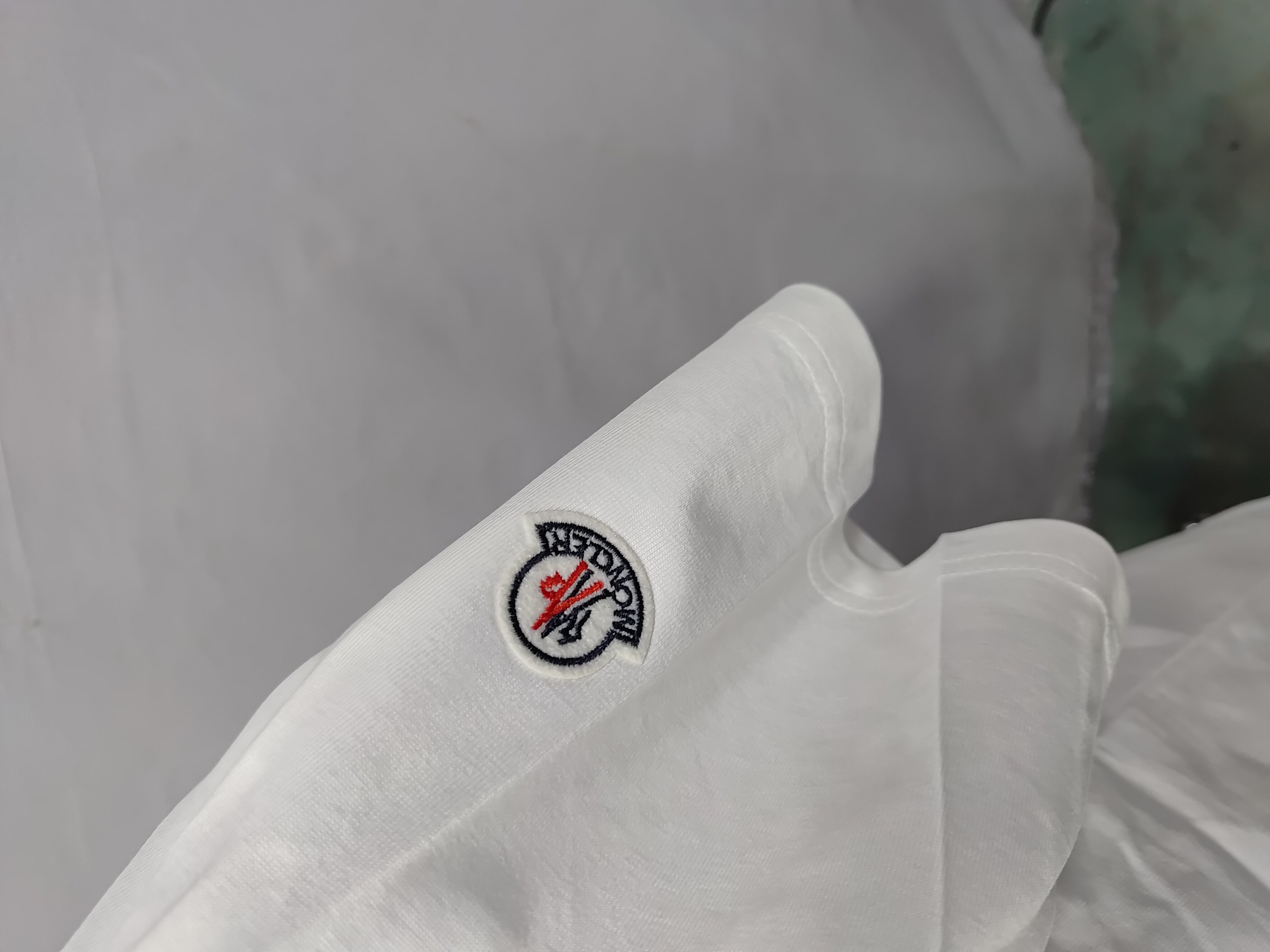 Moncler Laminated Logo T-Shirt White review StockxKicks 03