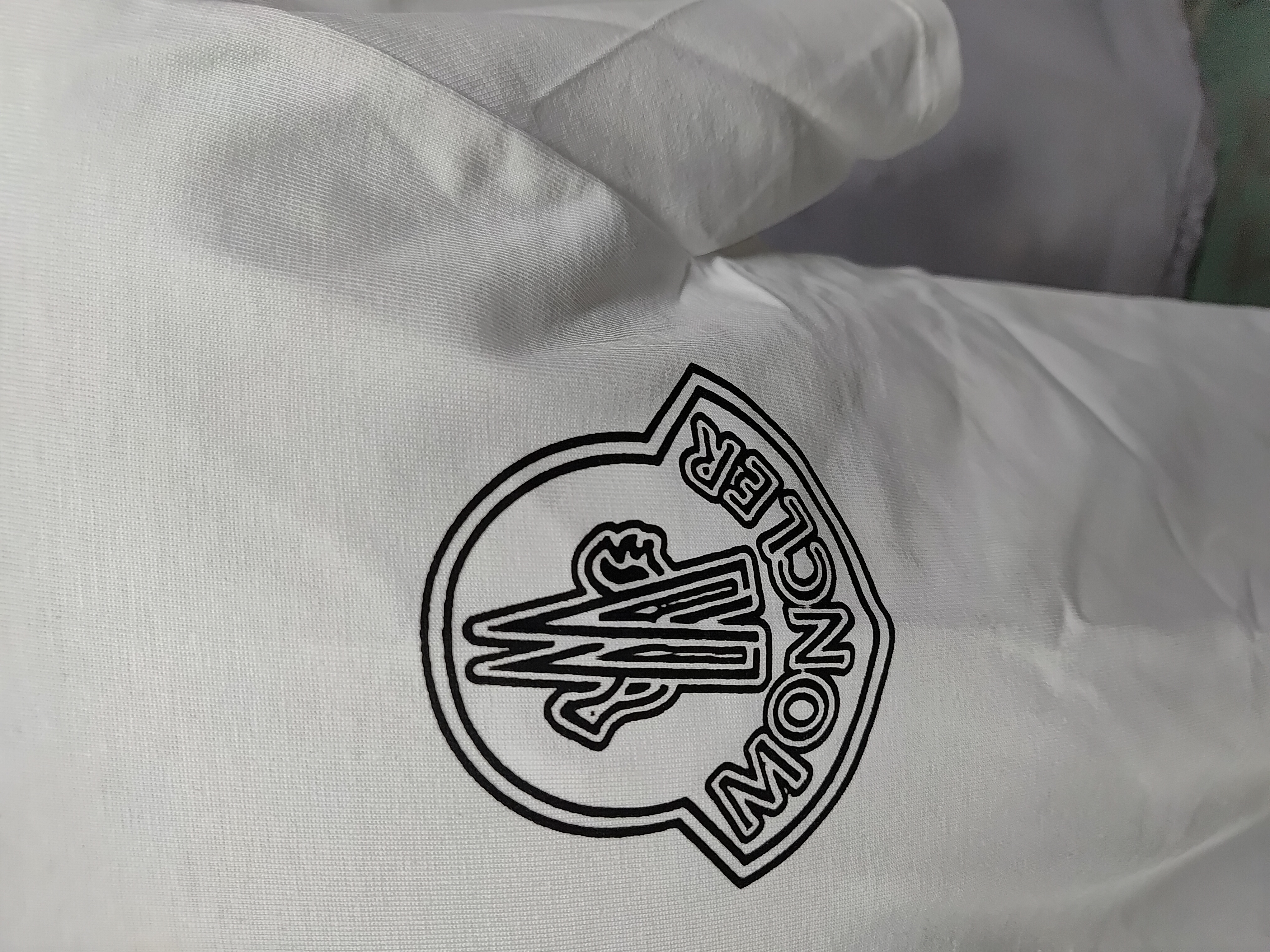 Moncler Laminated Logo T-Shirt White review StockxKicks 07