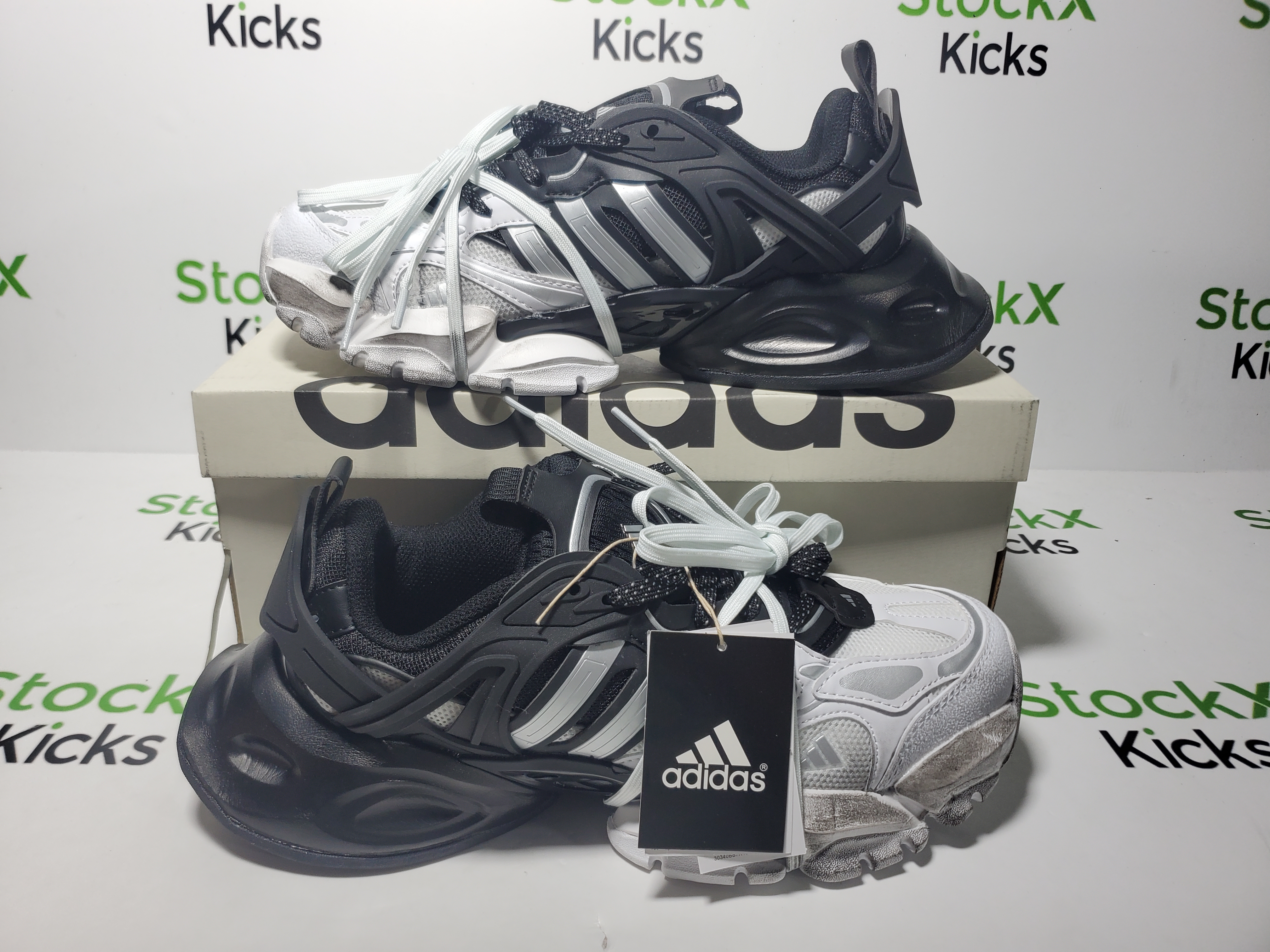adidas Vento XLG Deluxe "Black Grey Split" JR0861 review StockxKicks 05
