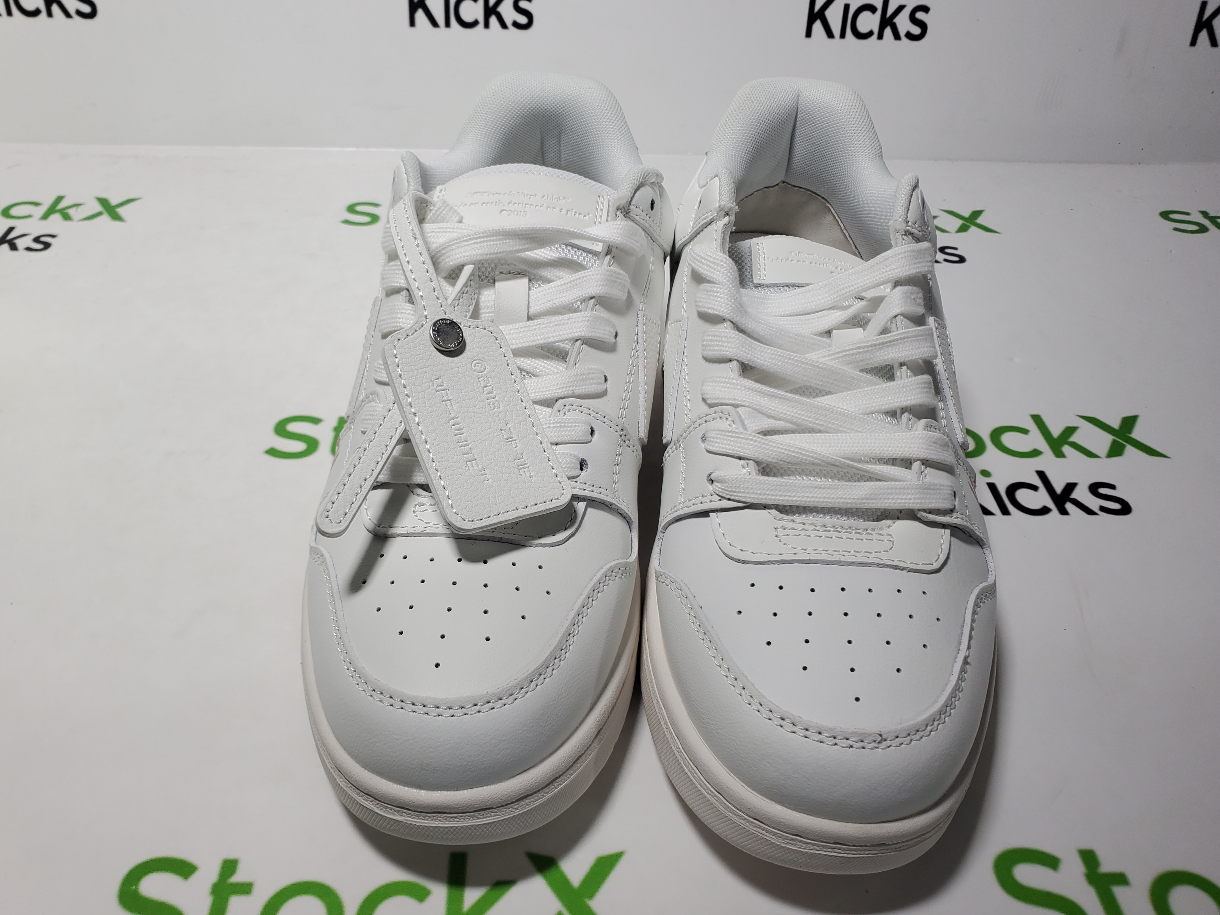 PK God Batch OFF-WHITE Out Of Office OOO Low Beige Gray OMIA189 C99LEA00 30117 review StockxKicks 04