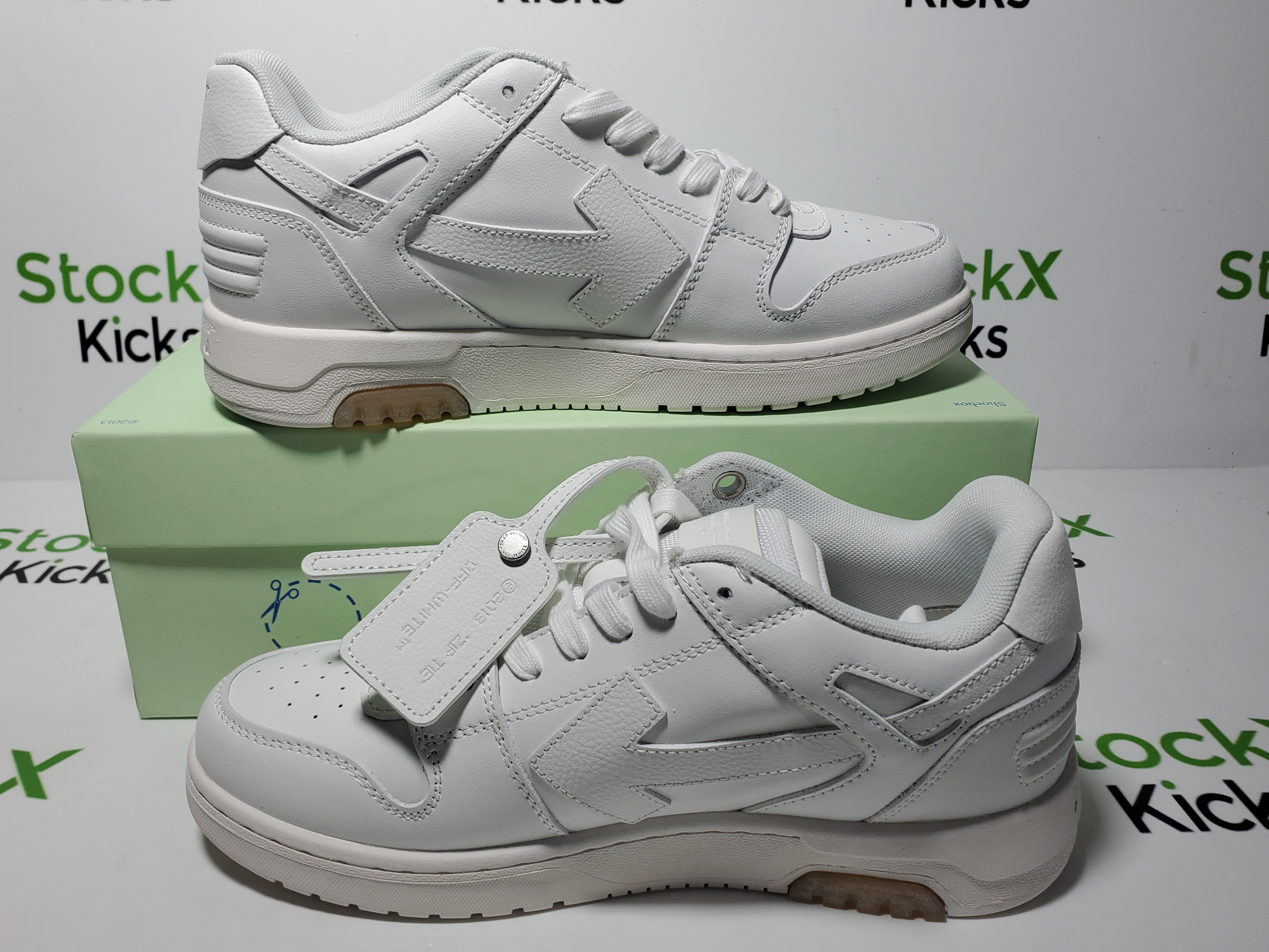 PK God Batch OFF-WHITE Out Of Office OOO Low Beige Gray OMIA189 C99LEA00 30117 review StockxKicks 02
