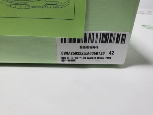 PK God Batch OFF-WHITE Out Of Office OOO Low Beige Gray OMIA189 C99LEA00 30117 reviewed by