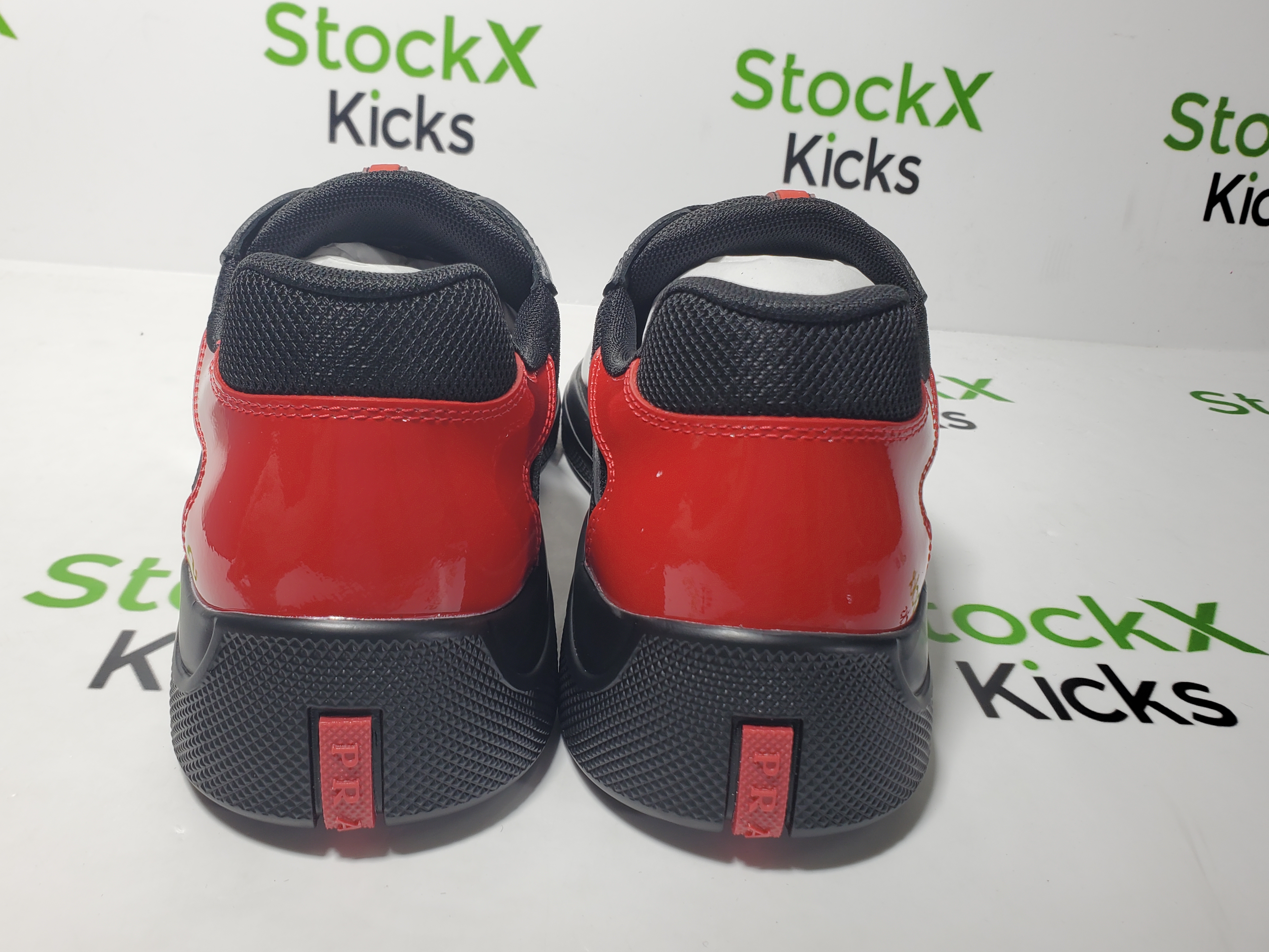 Prada America's Cup Black Red Tail review StockxKicks 03