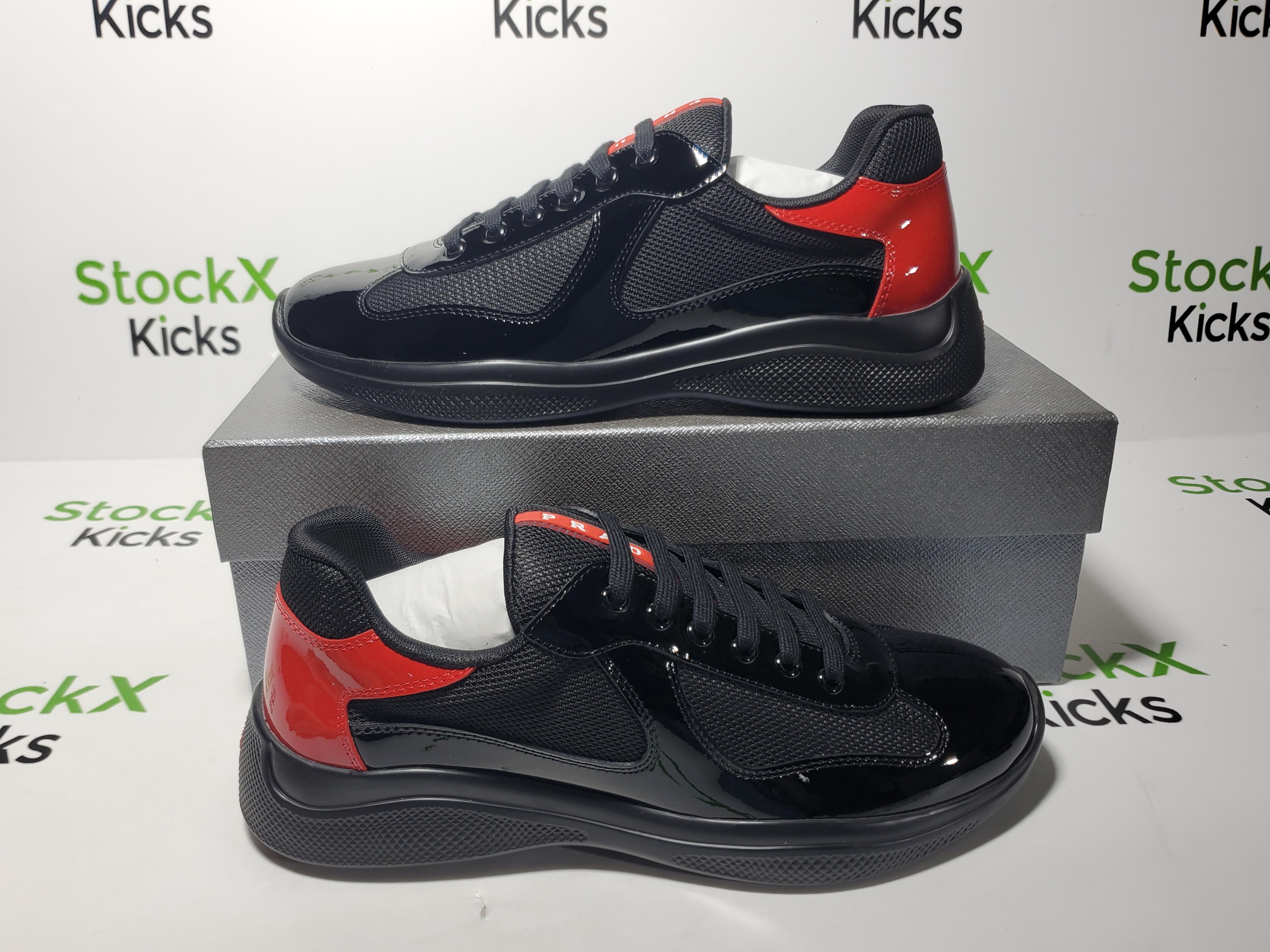Prada America's Cup Black Red Tail review StockxKicks 01