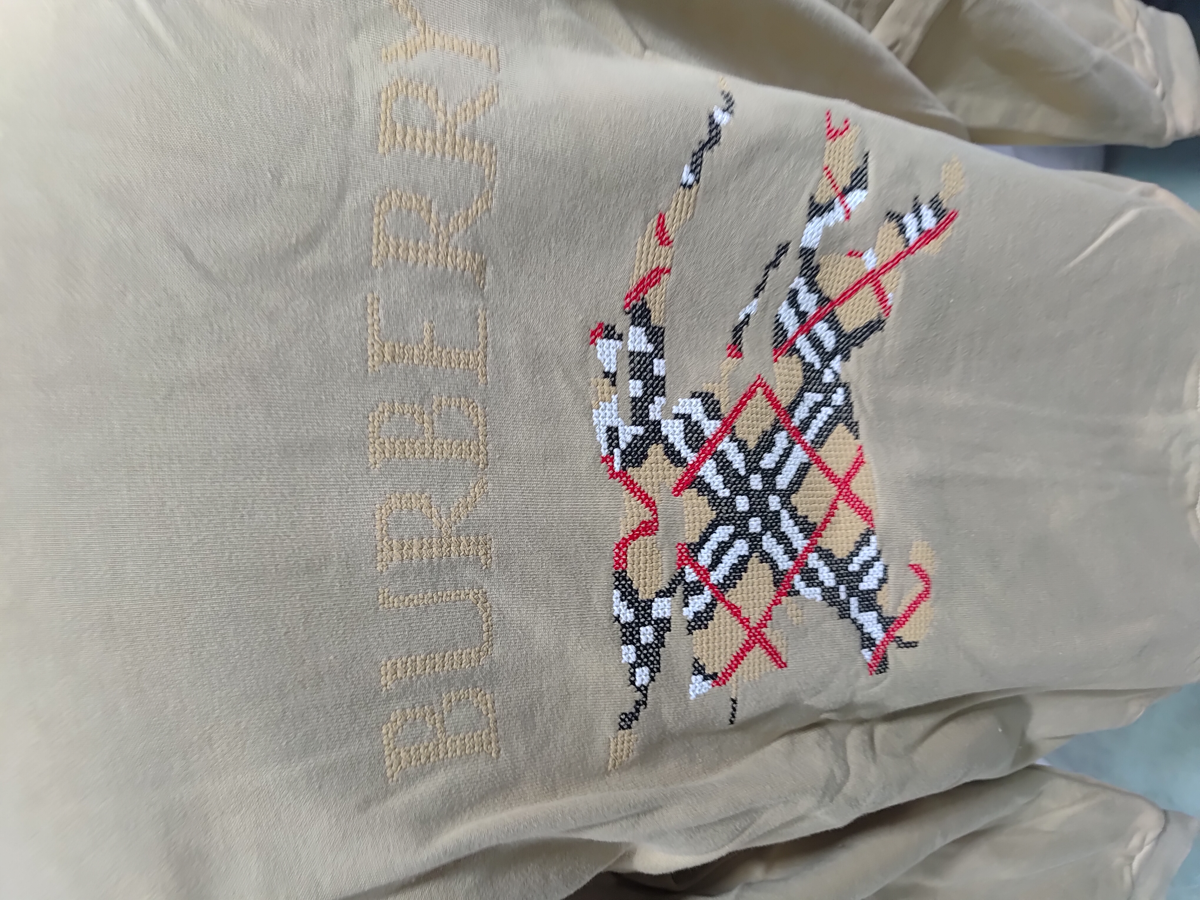 Burberry Warhorse Cross-Stitch Zippered Hooded Jacket Brown review StockxKicks 03