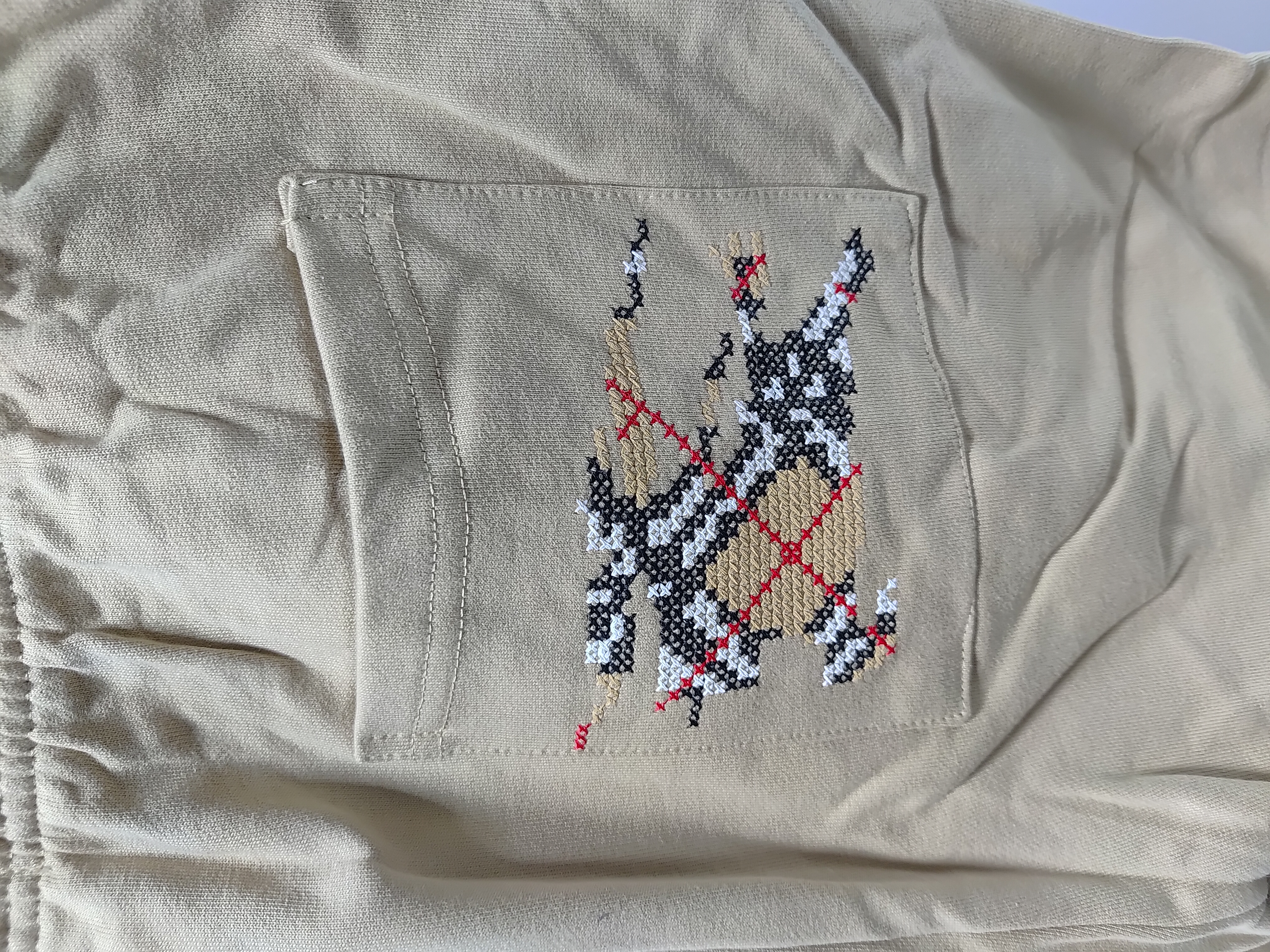 Burberry Warhorse Cross-Stitch Set Casual Pants Brown review StockxKicks 03