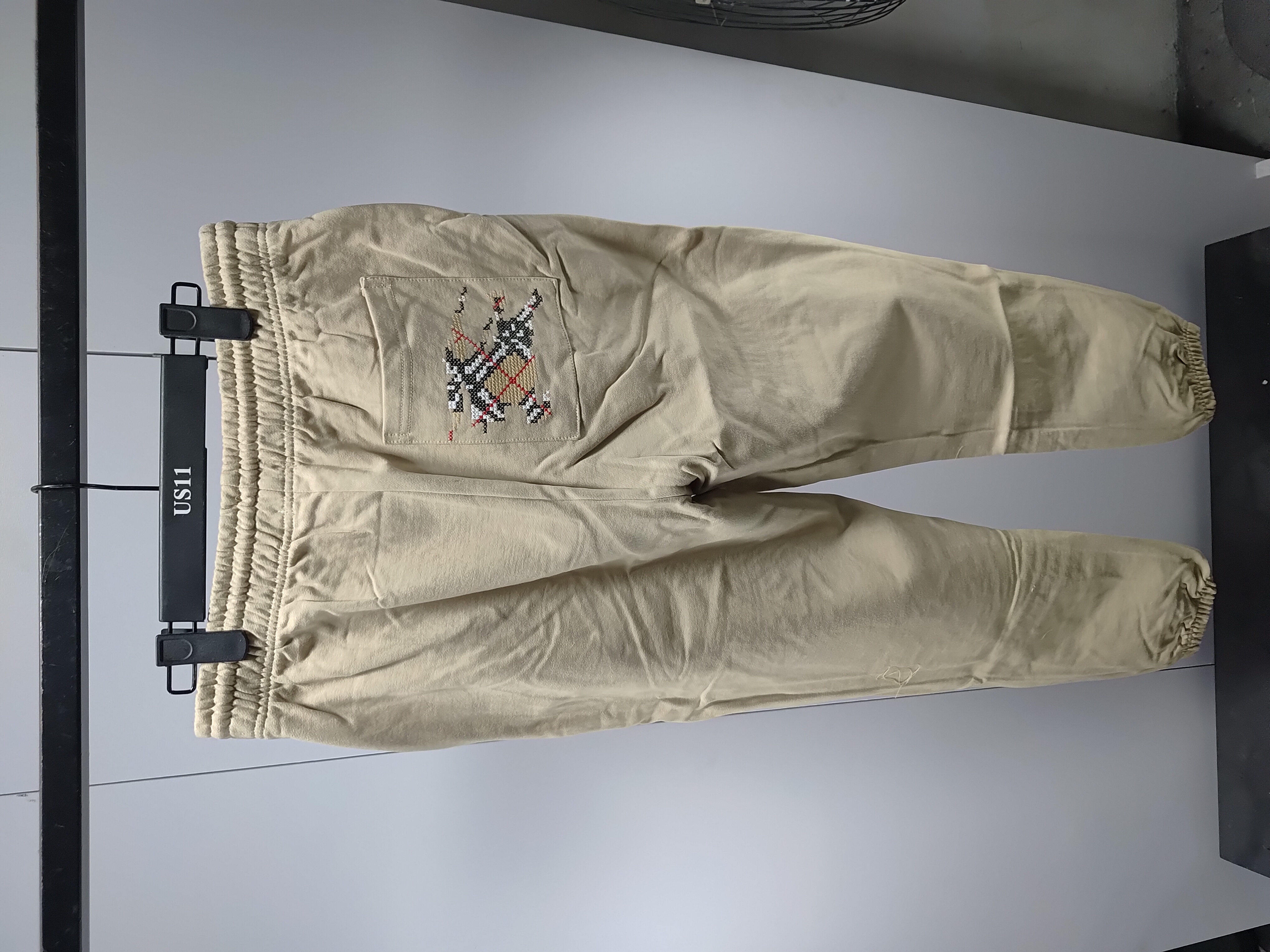 Burberry Warhorse Cross-Stitch Set Casual Pants Brown review StockxKicks 04