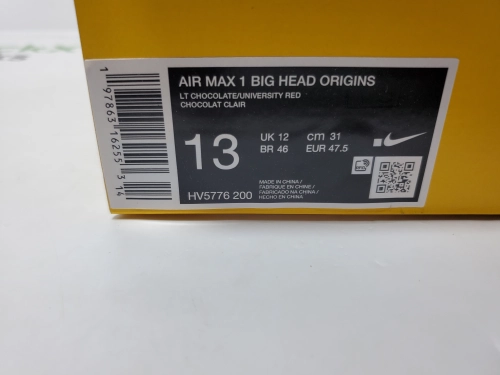 PK God Batch Nike Air Max 1 'Low Poly - Big Head Origins' HV5776-200 reviewed by